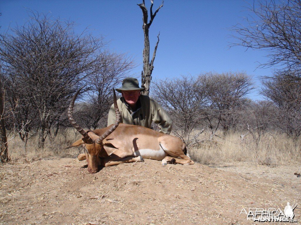 Imapla hunted in Namibia