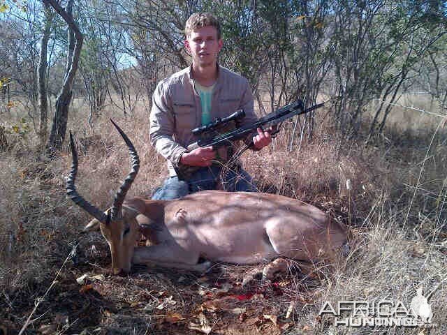 impala taken with crossbow hunt