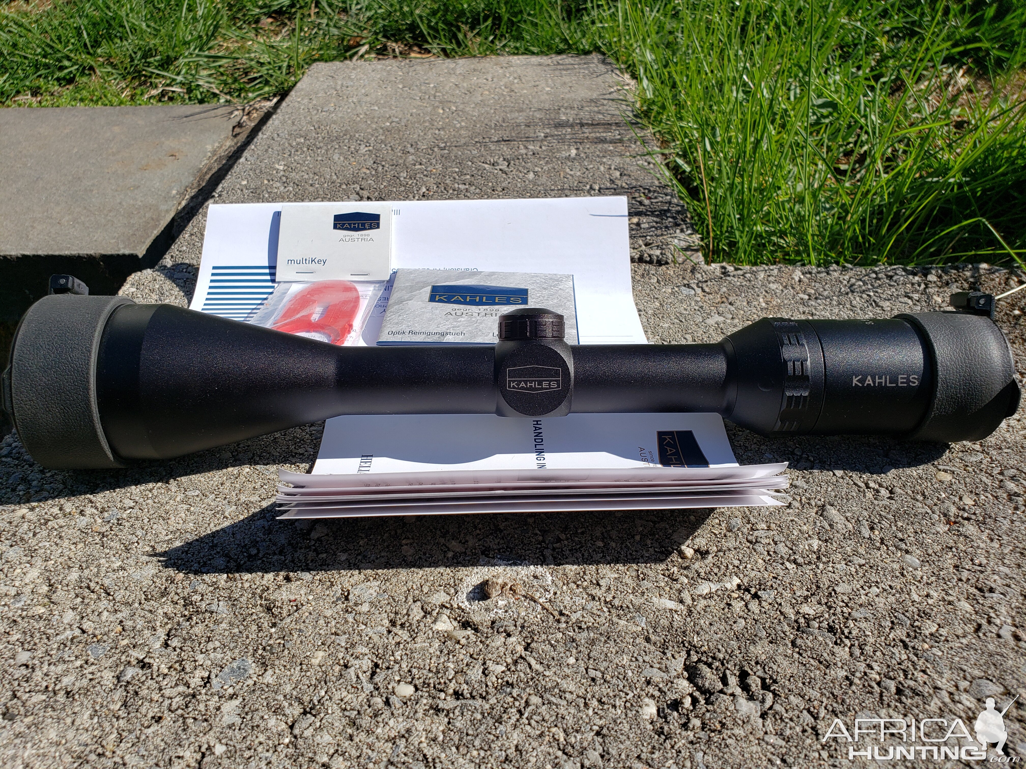 Kahles KX 3.5-10x50 Riflescope With Kahles Lens Covers