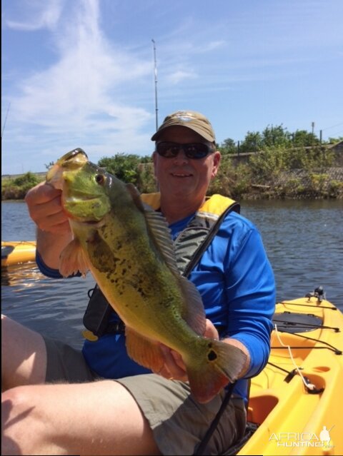 Kayak peacock bass