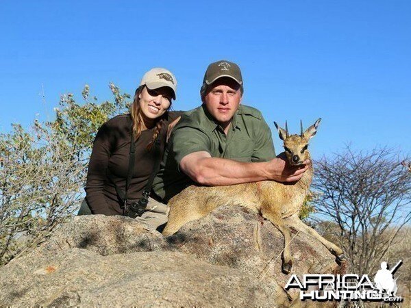 Klipspringer hunted at Westfalen Hunting Safaris Namibia