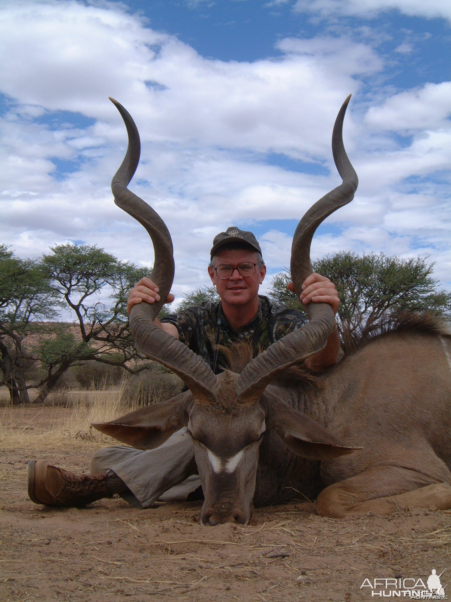 Kudu harvested with Kowas Hunting Safaris