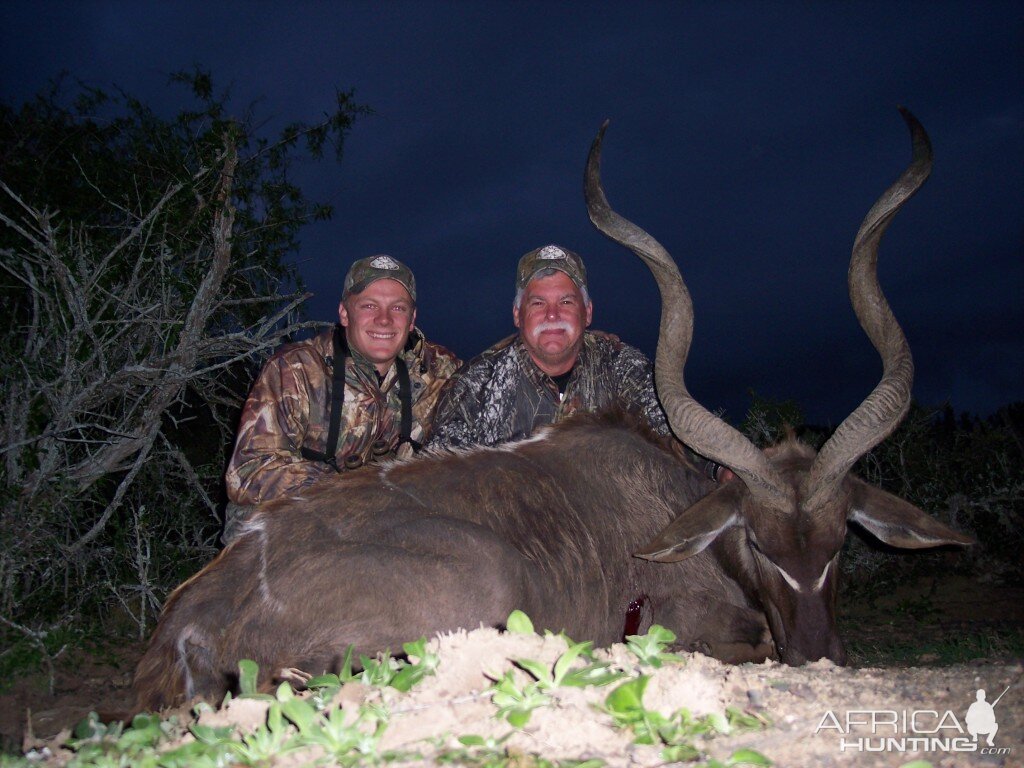 Kudu hunted with KMG Hunting Safaris in the Eastern Cape