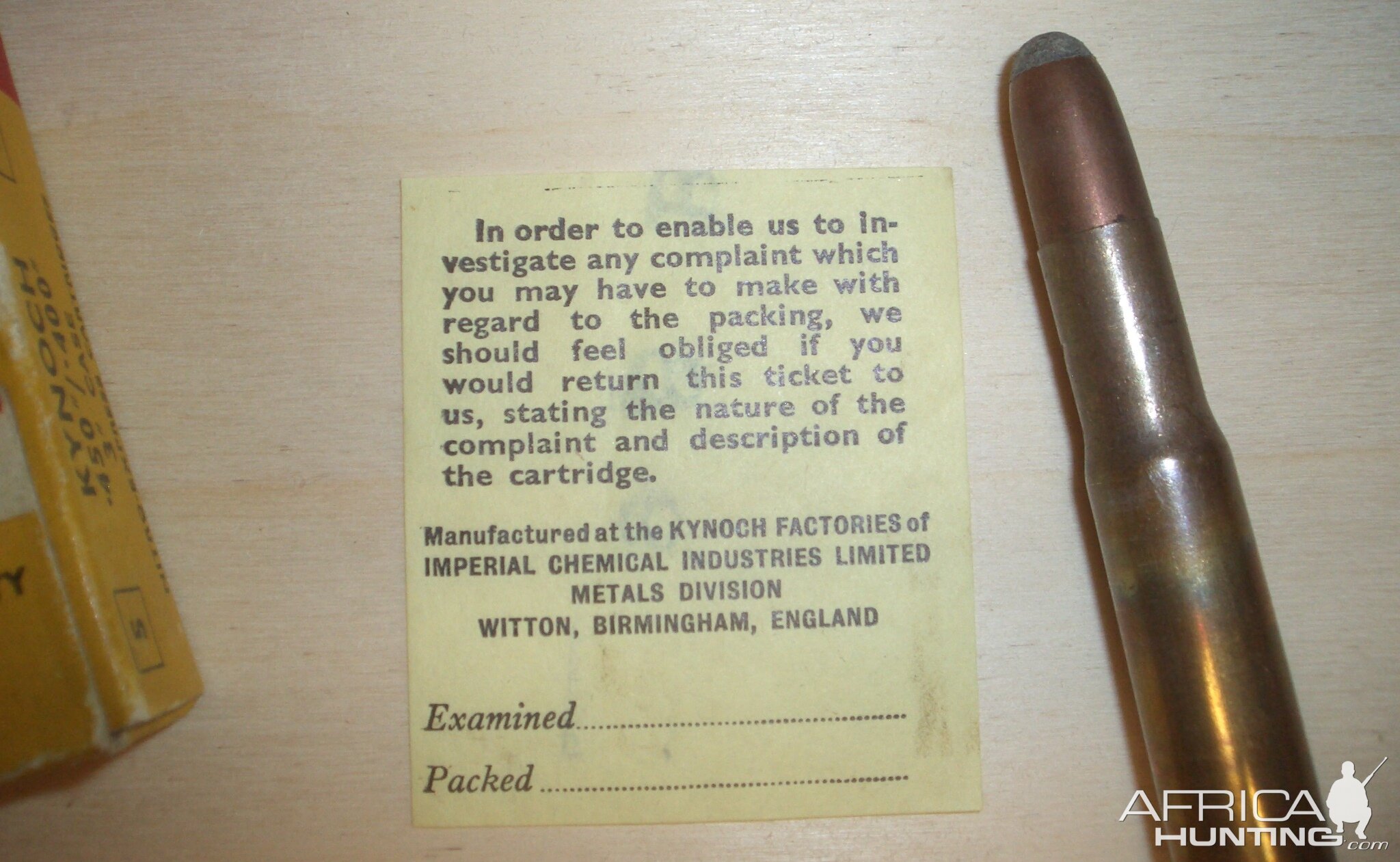 Kynoch Cartridges