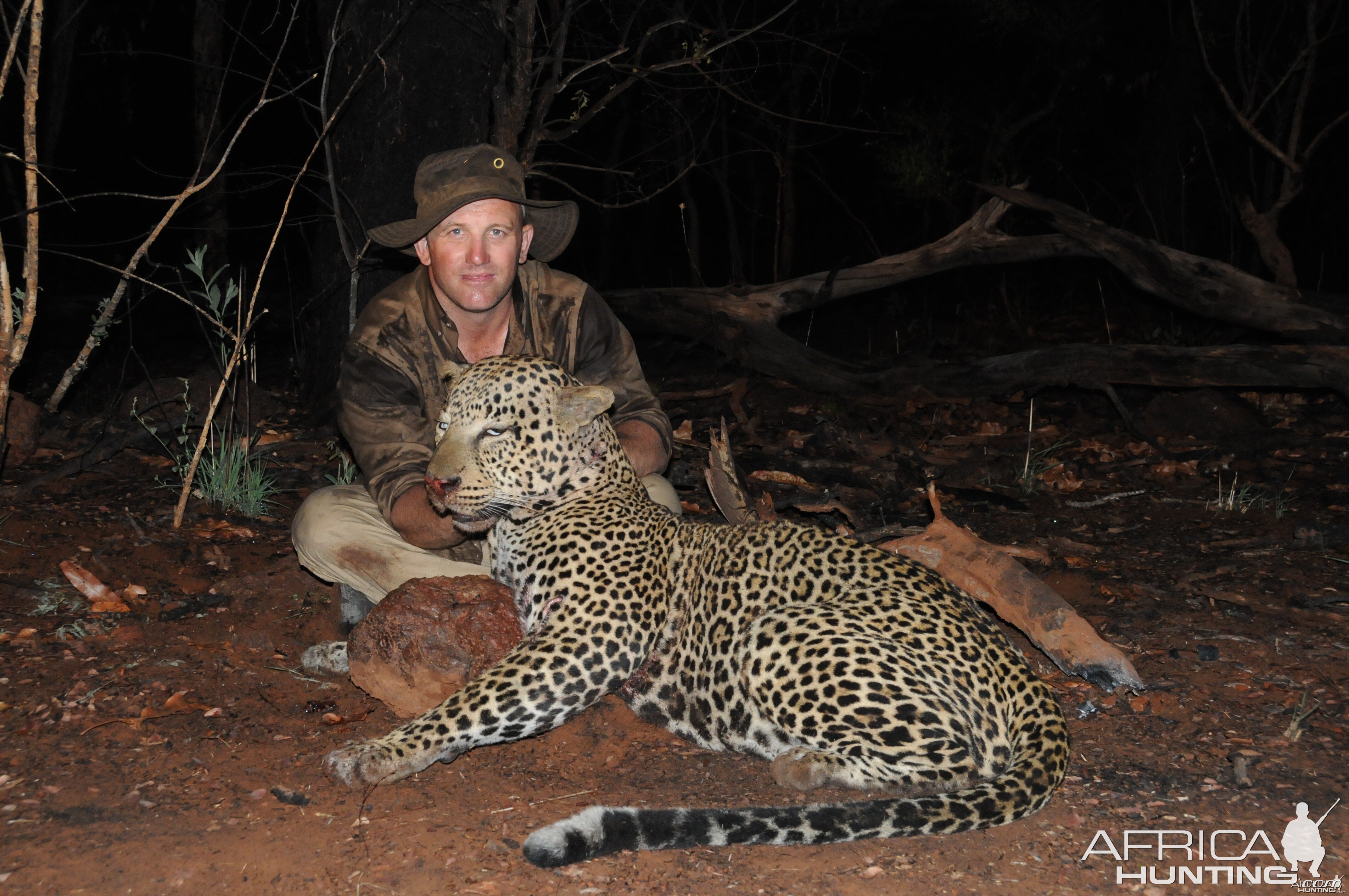 Leopard hunt with CAWA in CAR