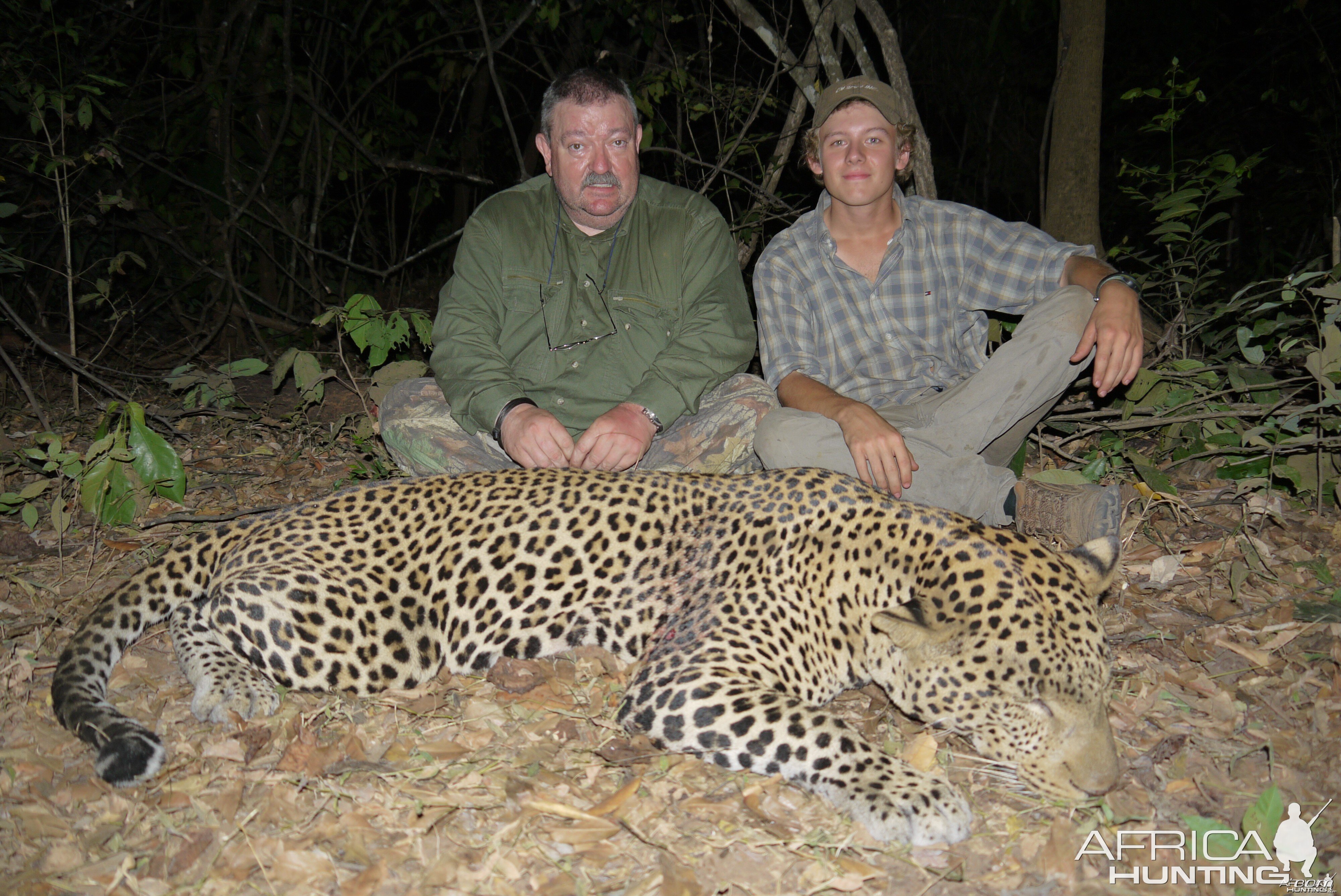 Leopard hunted in Central African Republic with CAWA