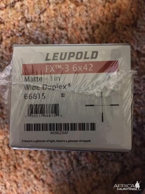 Leupold FX3 6x42 Scope