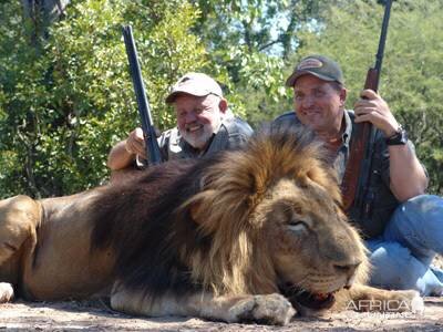 Lion Hunt Zimbabwe