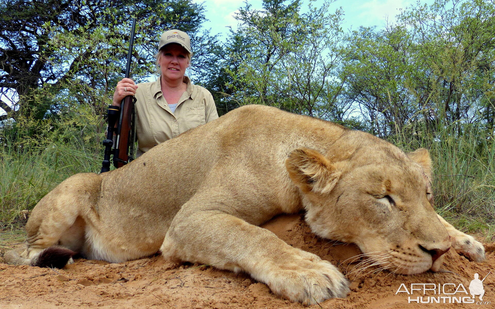 Lioness Hunt in South Africa