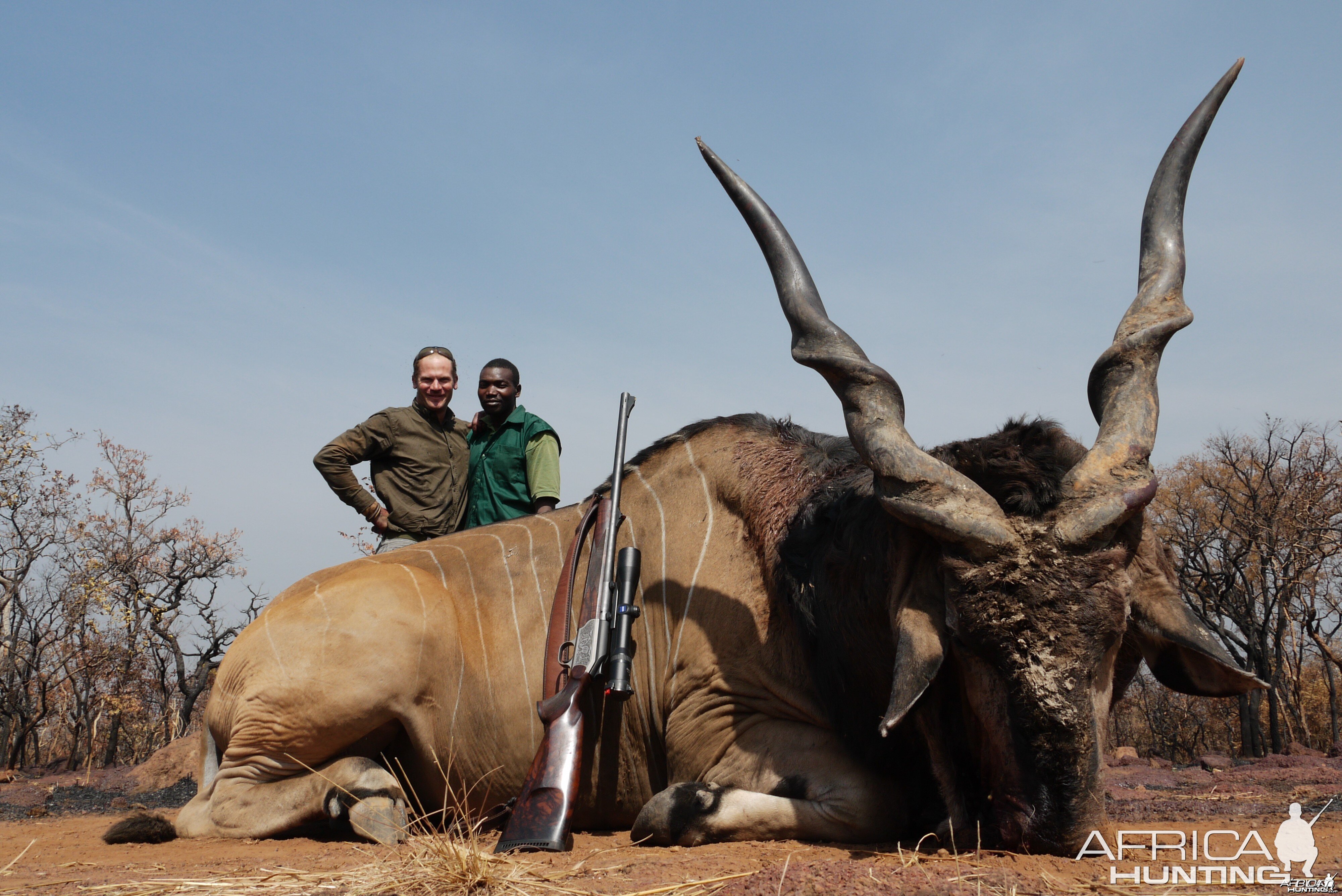 Lord Derby Eland hunted in Central African Republic with CAWA