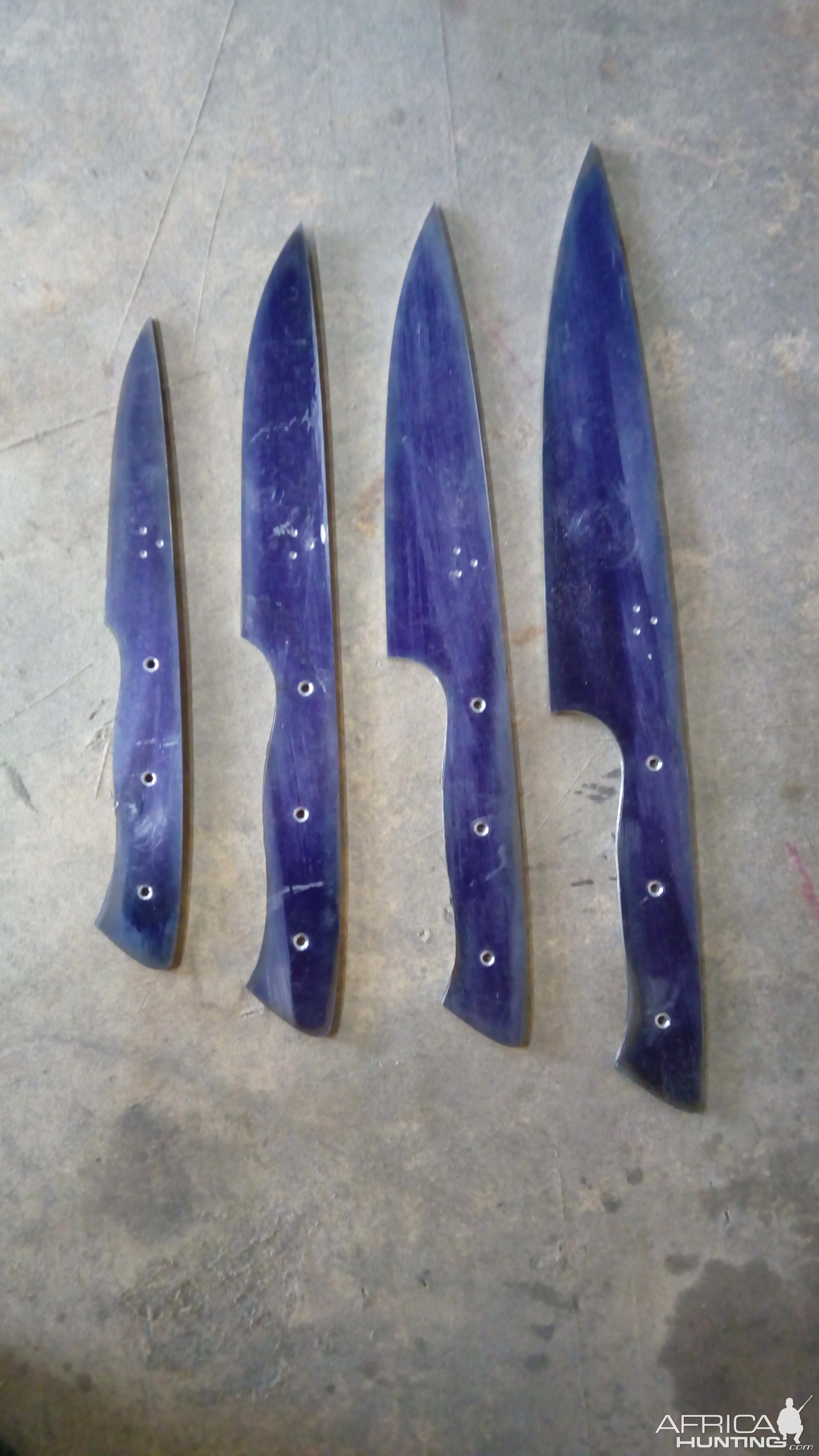 Made a start on another batch of blades