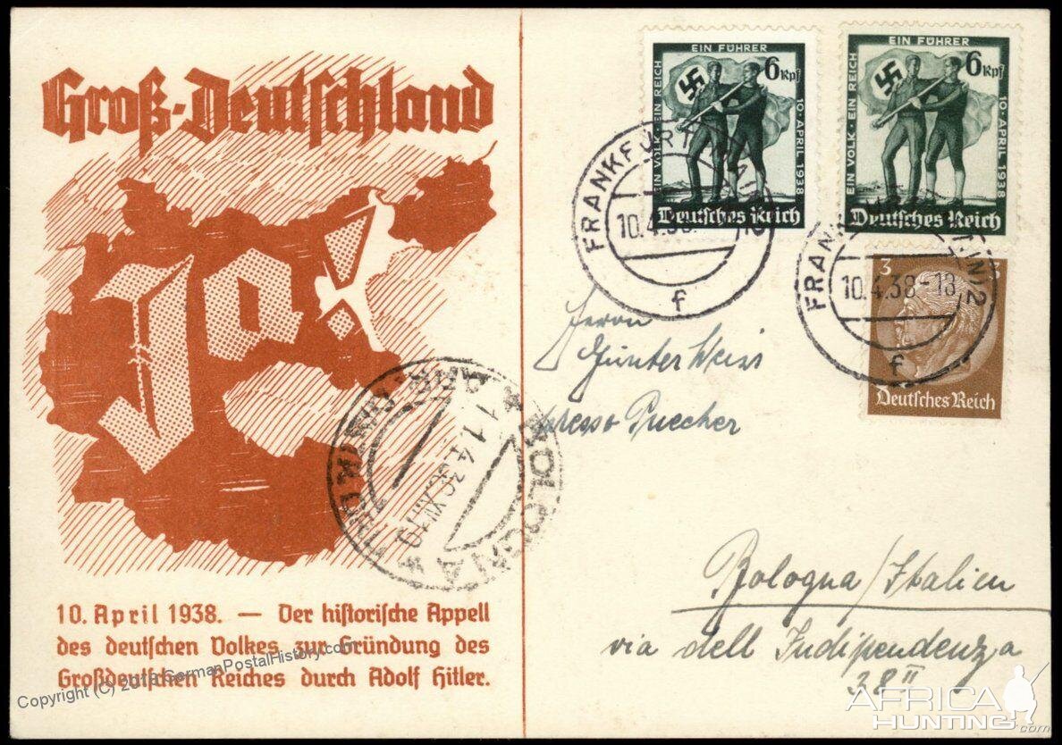 'Made In Germany' stamp and Deutsche proofs