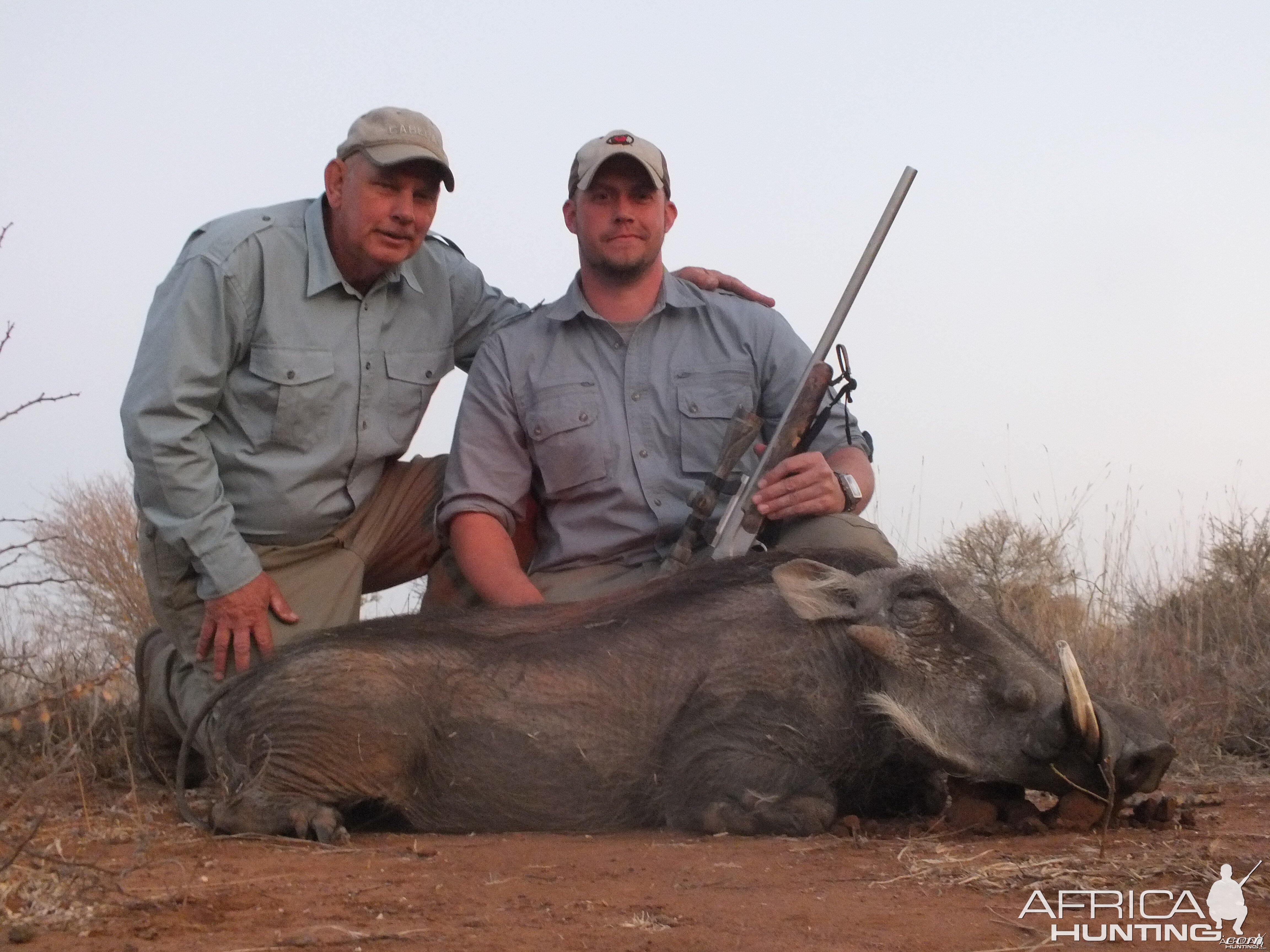 Me and Dad with my warthog