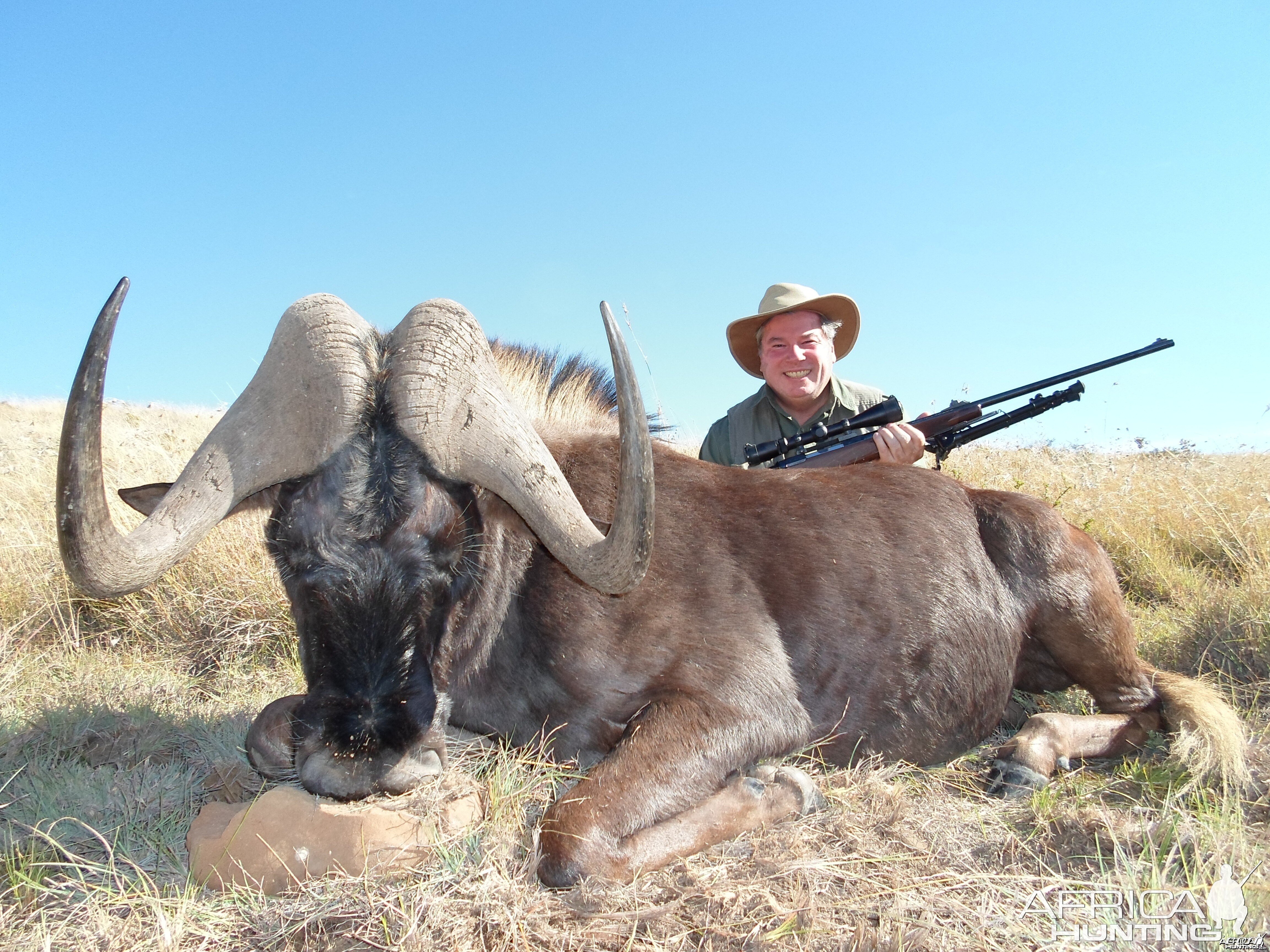 Michael J. Storinsky and his Black Wildebeest