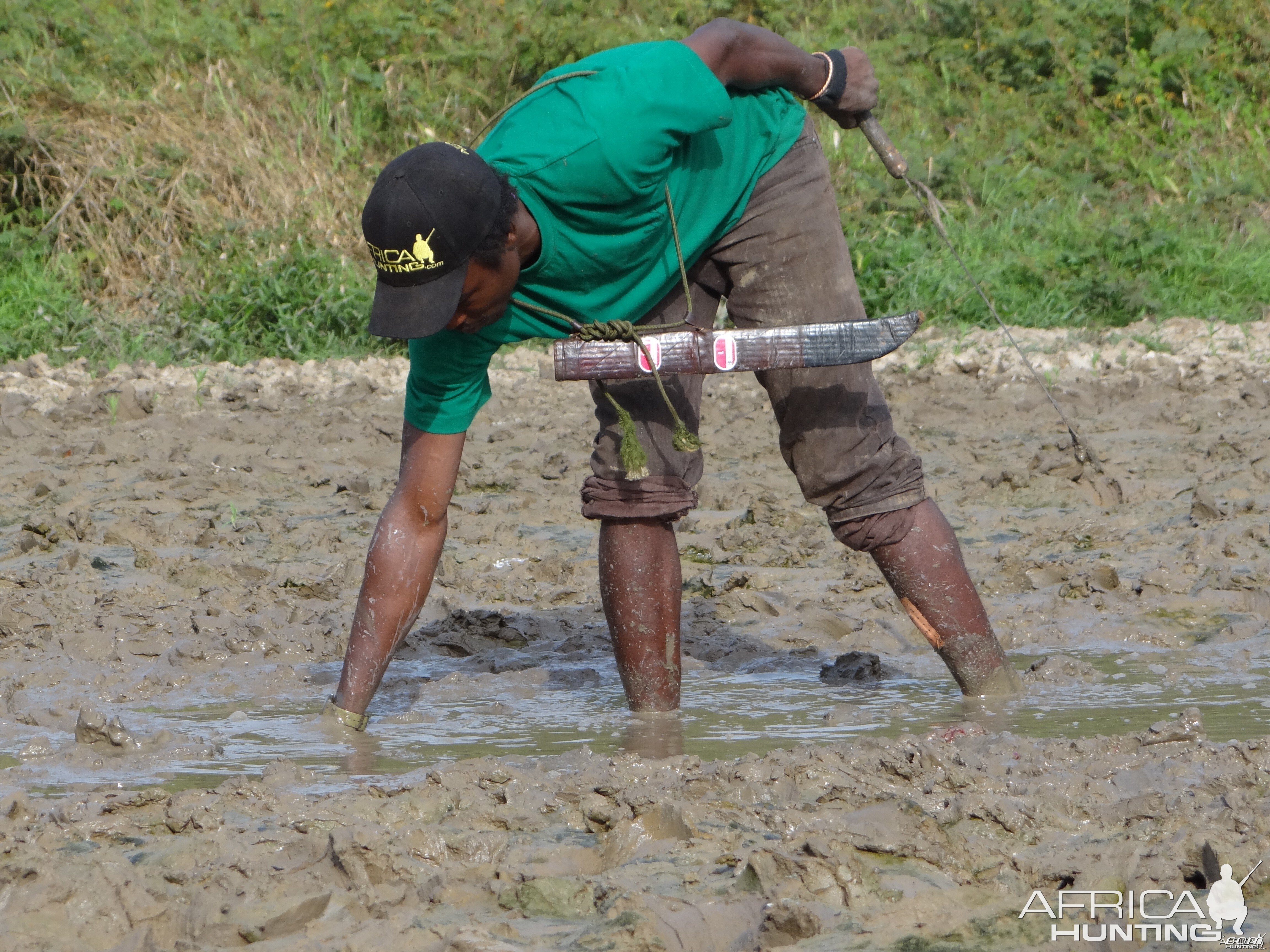 Mud fishing