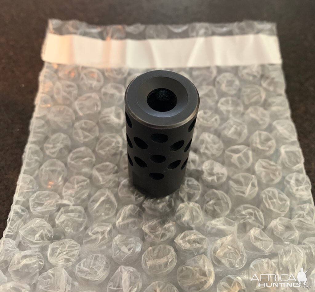 Muzzle brake, .30 cal, 5/8- 24 thread