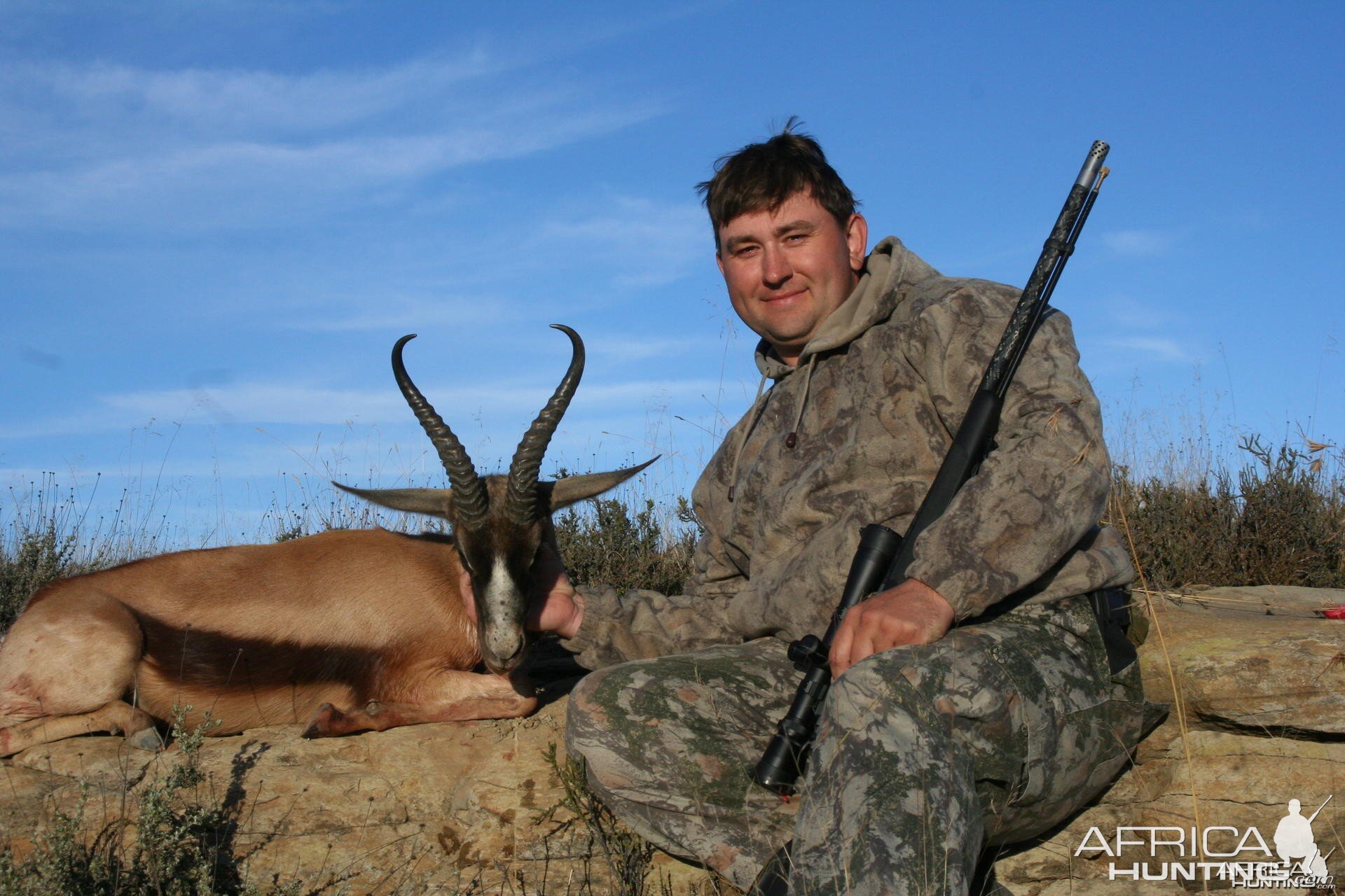 My 12 inch copper springbok with nice mass