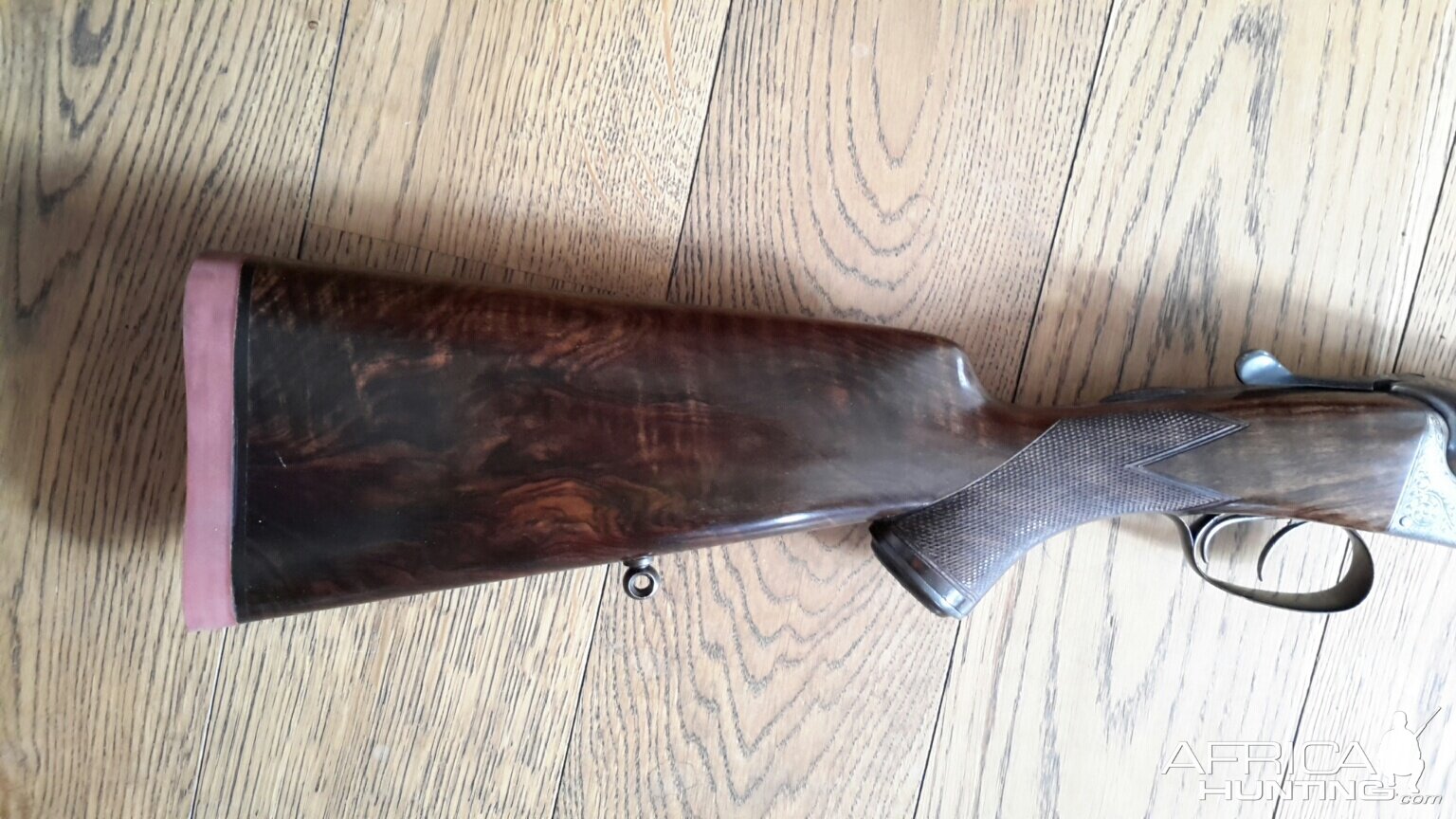 My .475 double rifle, now restocked in turkish walnut