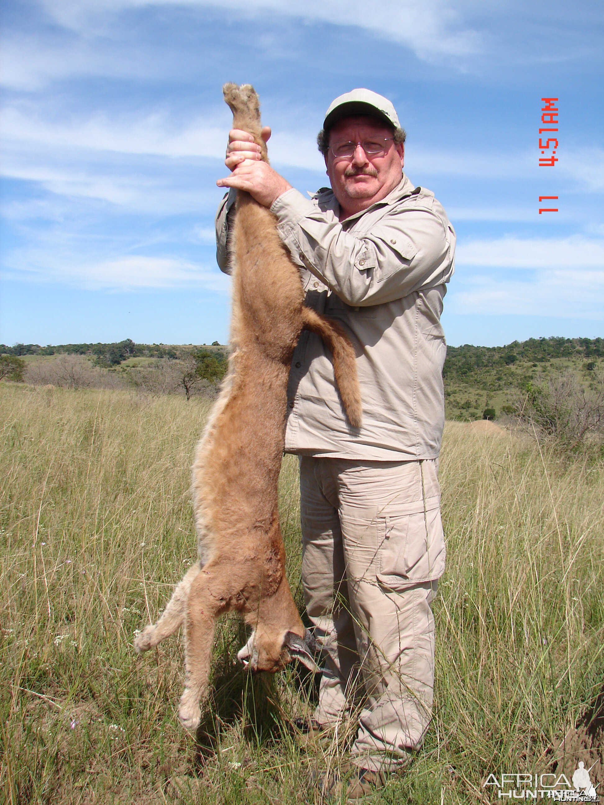 My Caracal shot in the cape