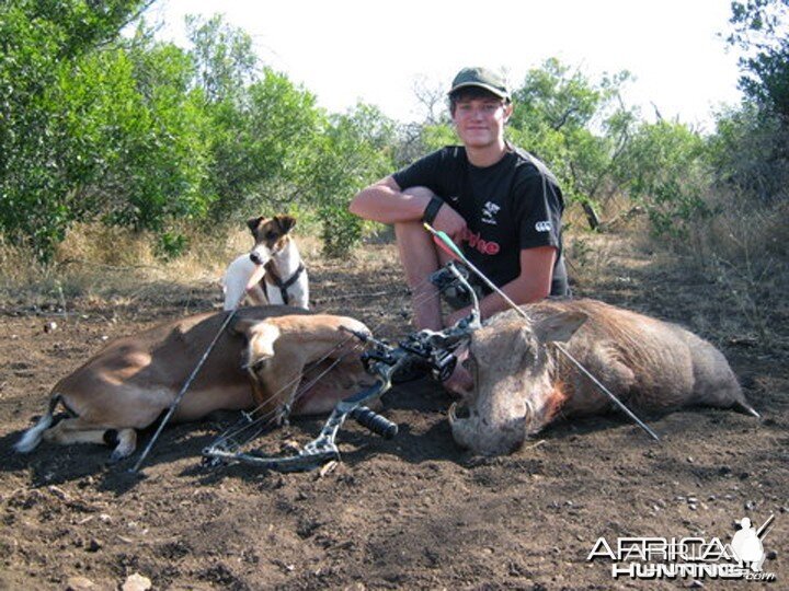 My Sons First Bow Hunt - Warthog and Impala
