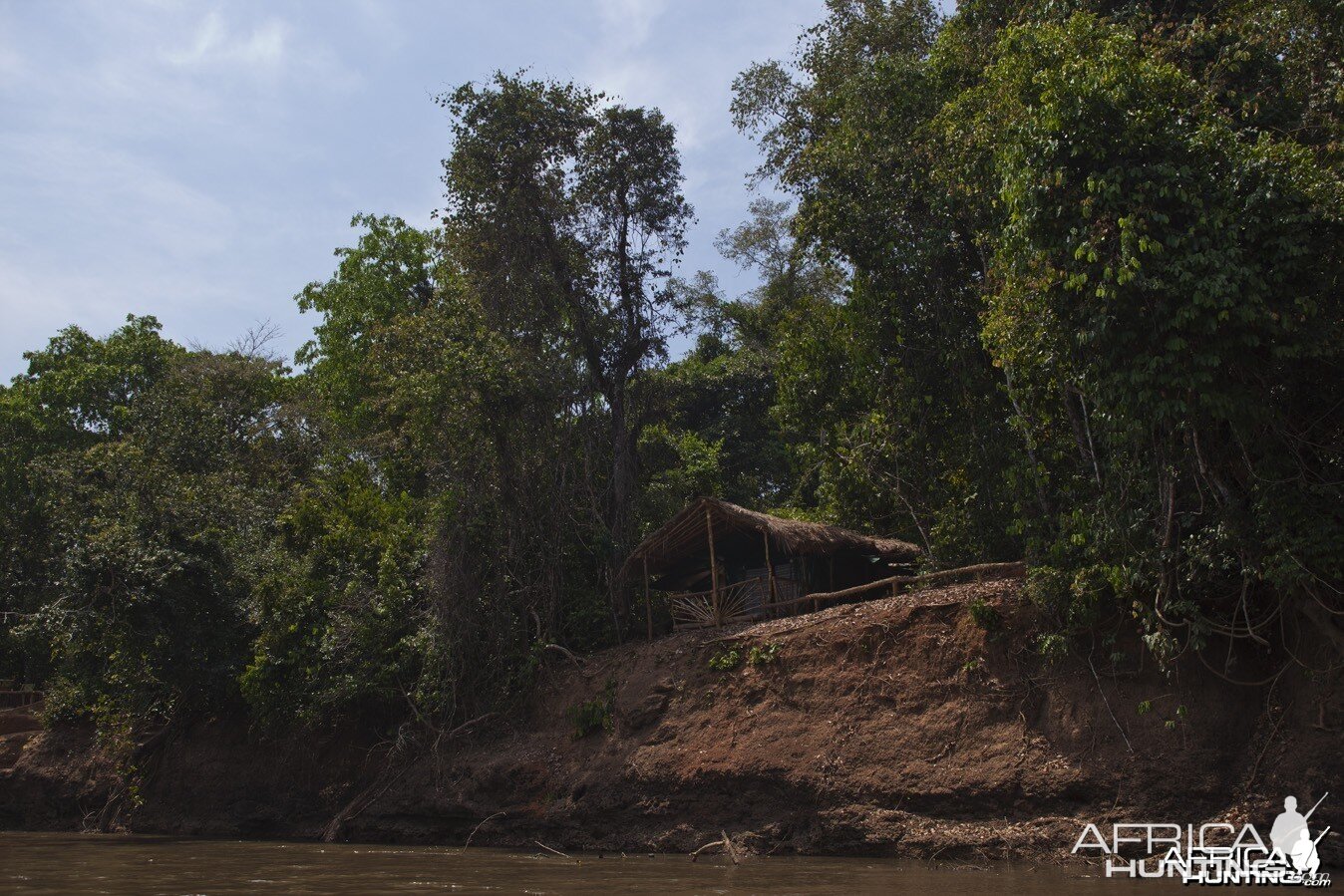 My tent from river...