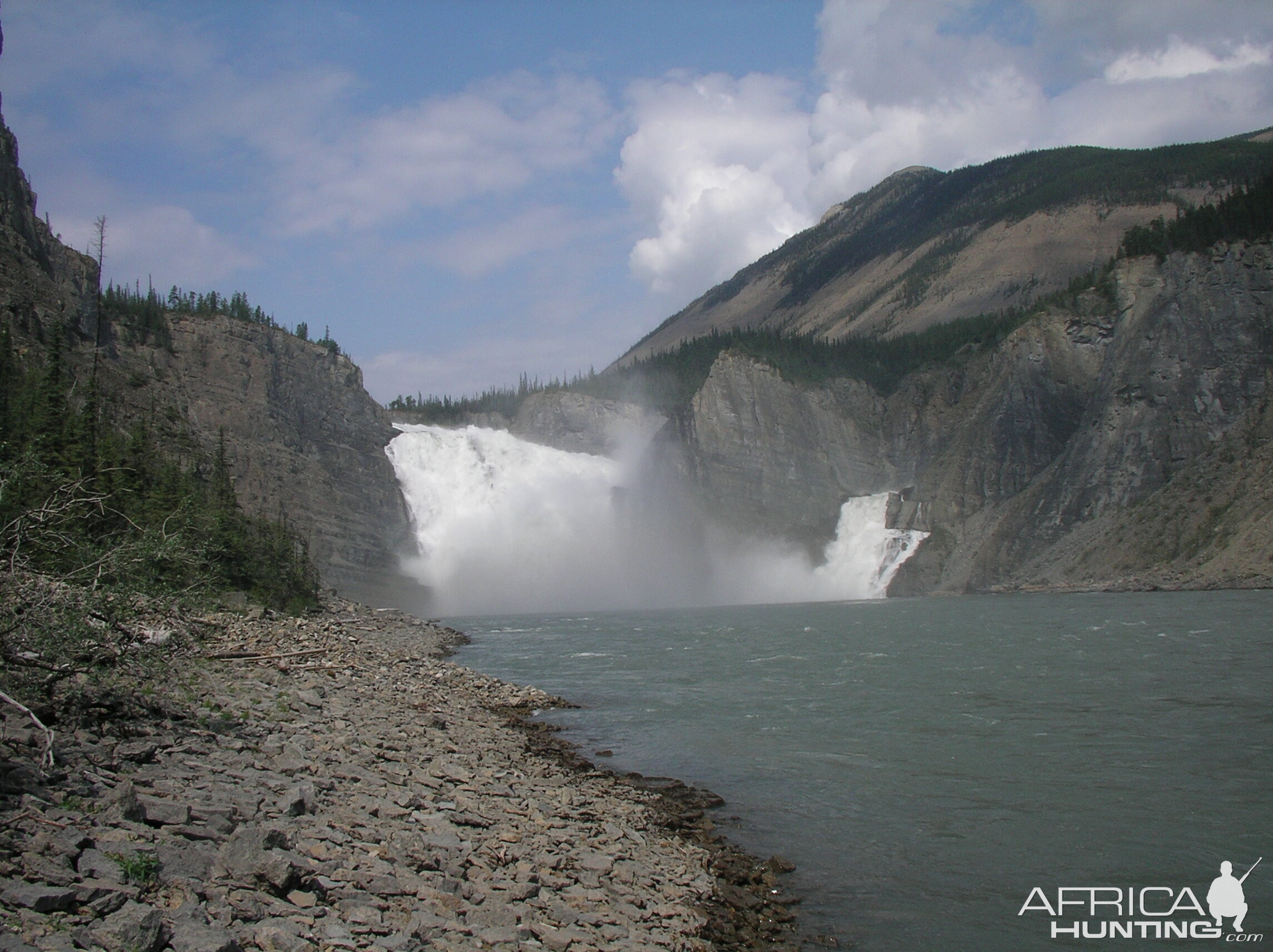 Nahanni river and Virginia Falls Canada