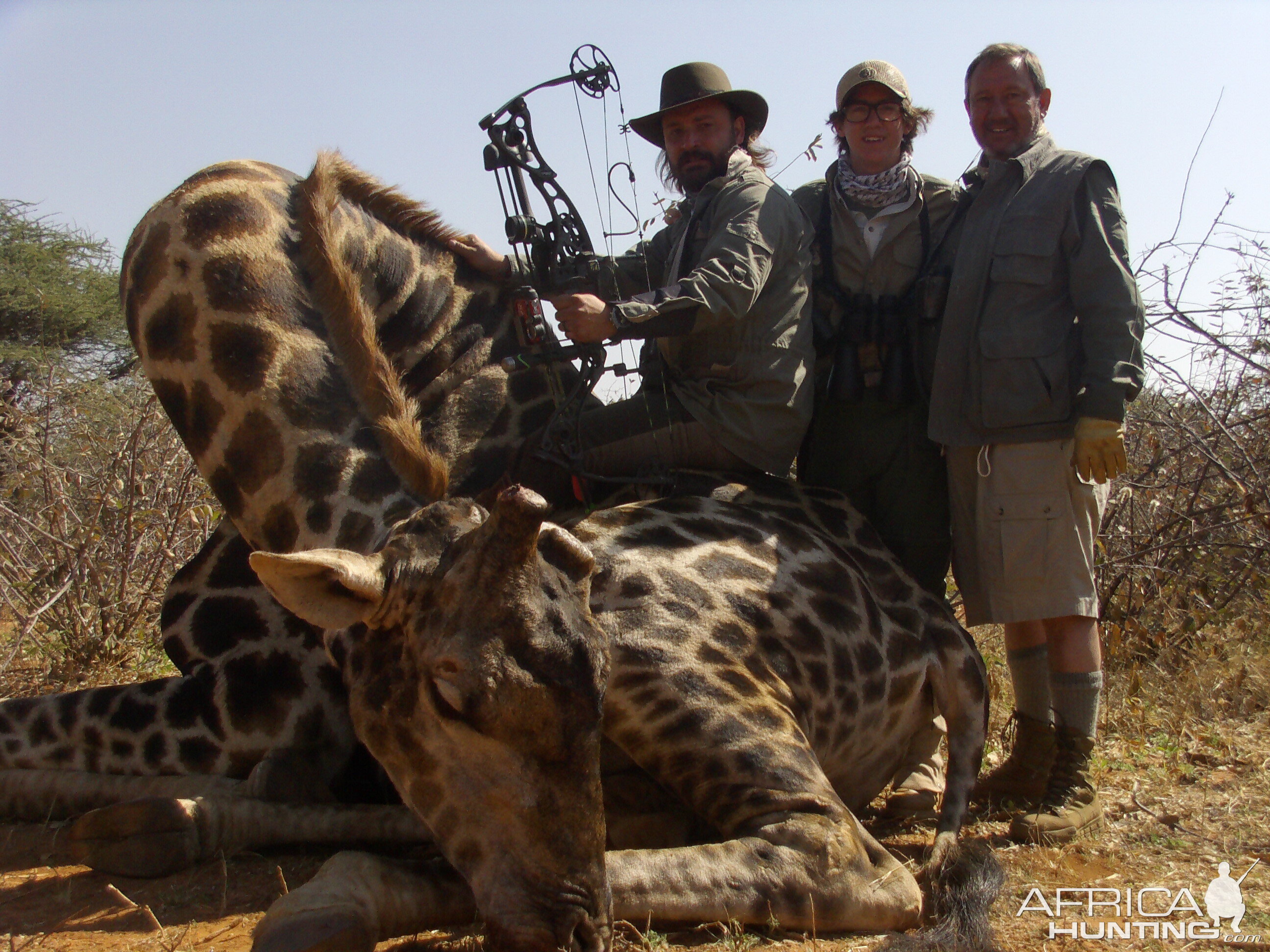 Namibia Bow Hunting Giraffe