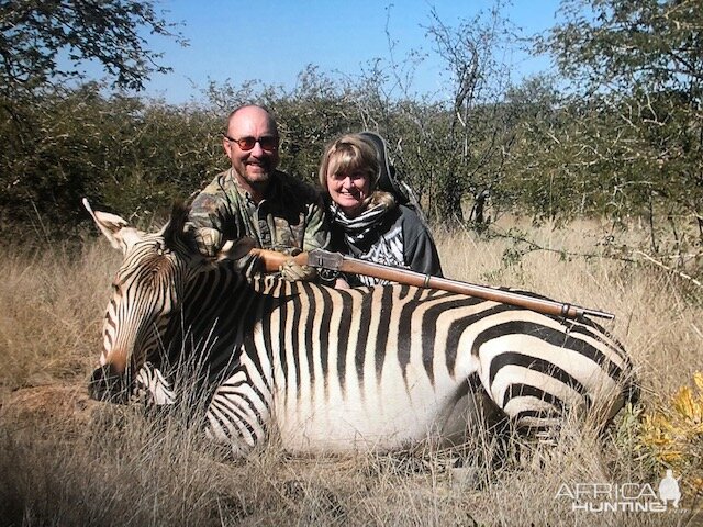 Namibia Hunt Hartmann's Mountain Zebra