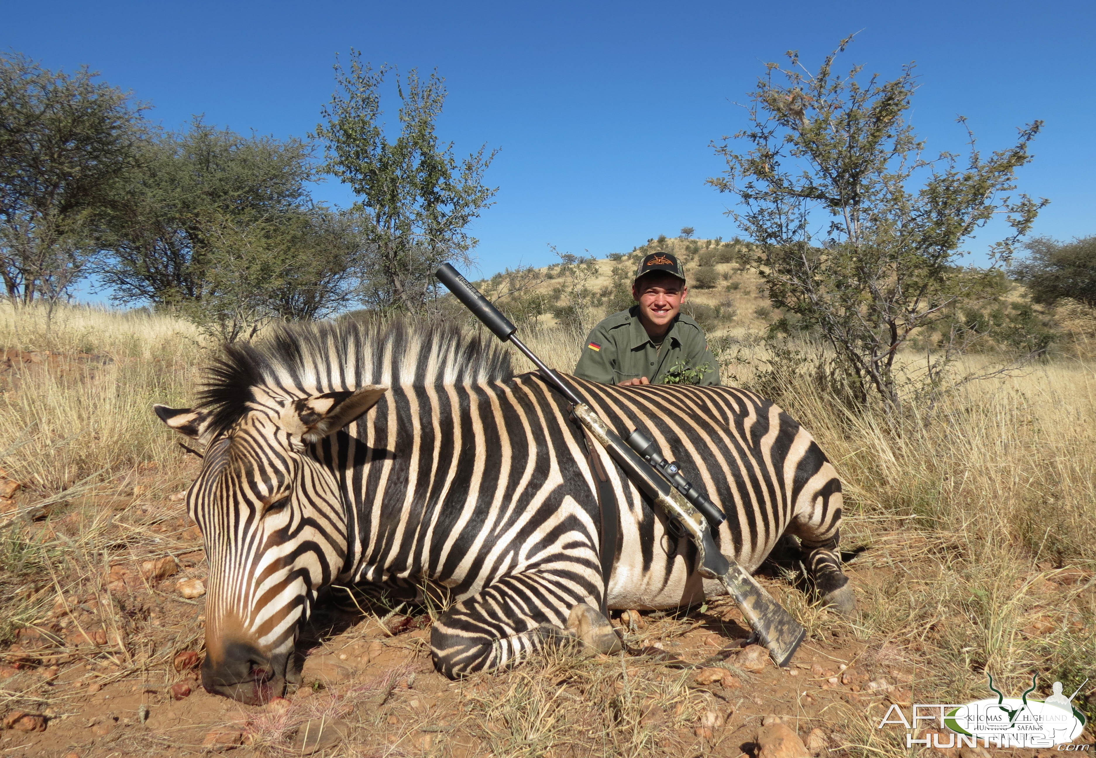 Namibia Hunt Hartmann's Mountain Zebra