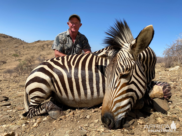 Namibia Hunting Hartmann’s Mountain Zebra