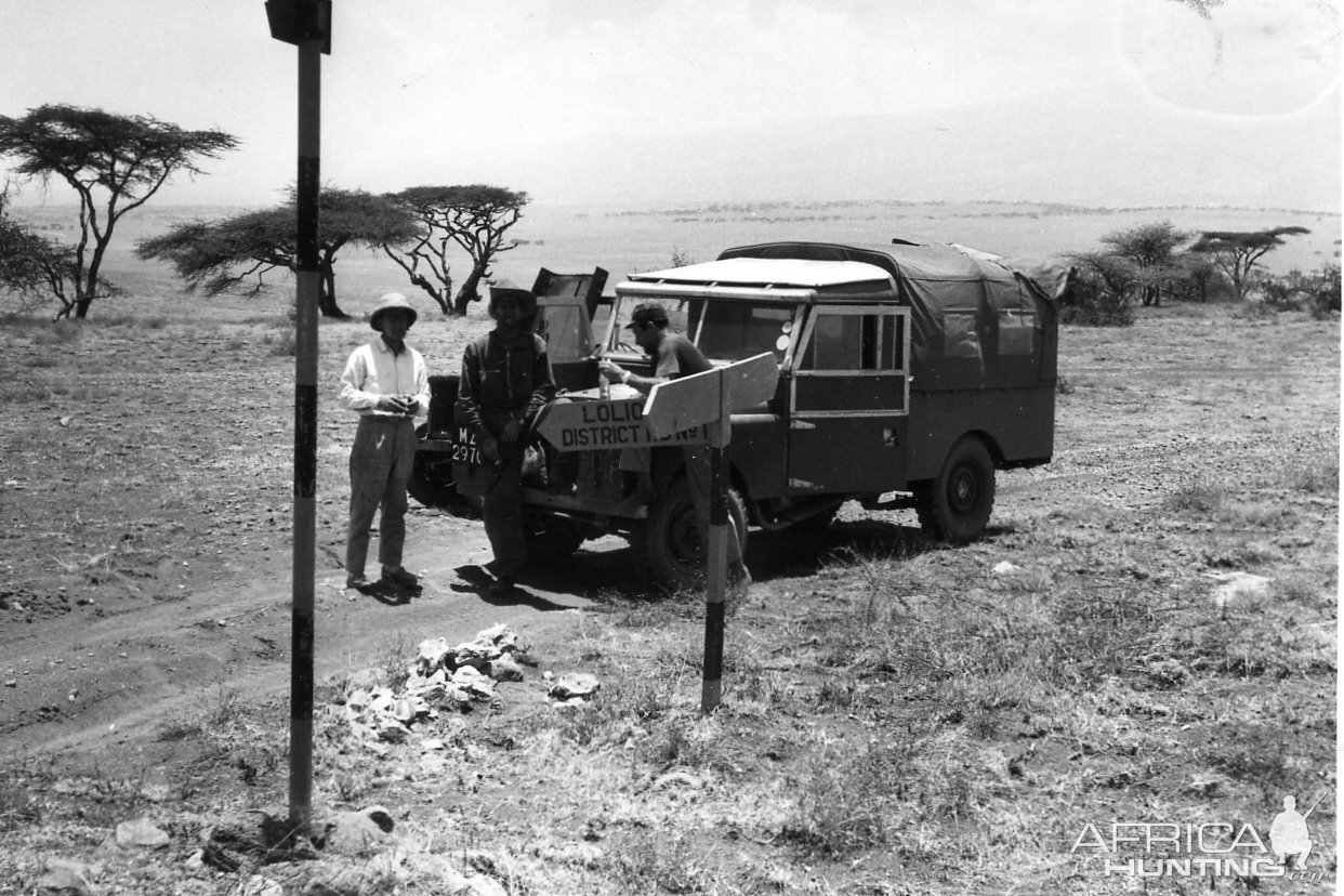 On the way to Ngorongoro Tanzania 1961