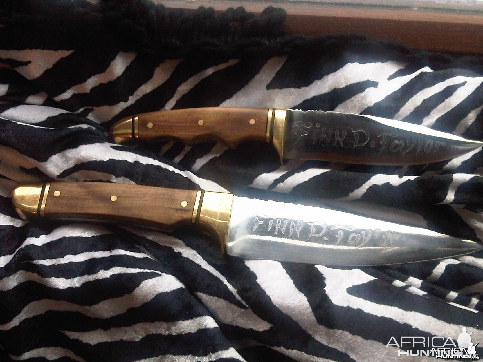 pair of knives for christmas made by miles who is on AH