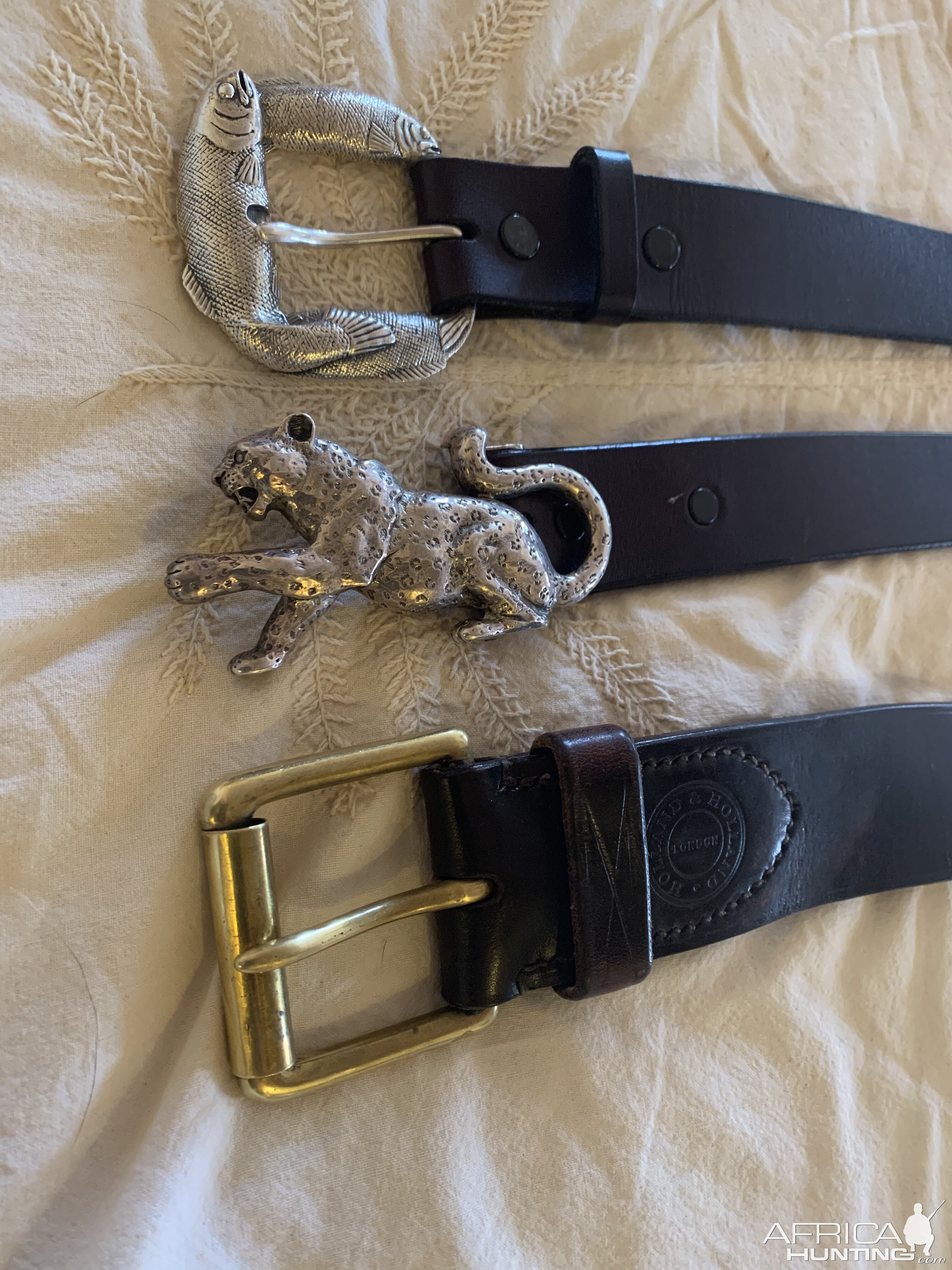 Patrick Mavros belt & Holland and Holland belt