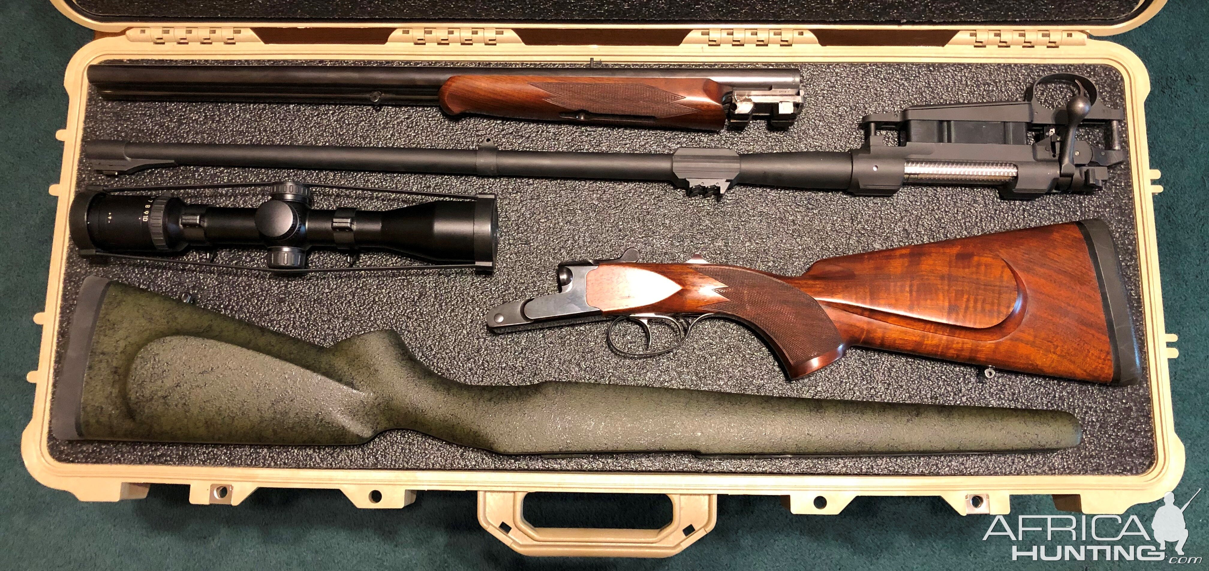 Pelican 1700 with CZ 550 300 Wby & Krieghoff ,470 NE