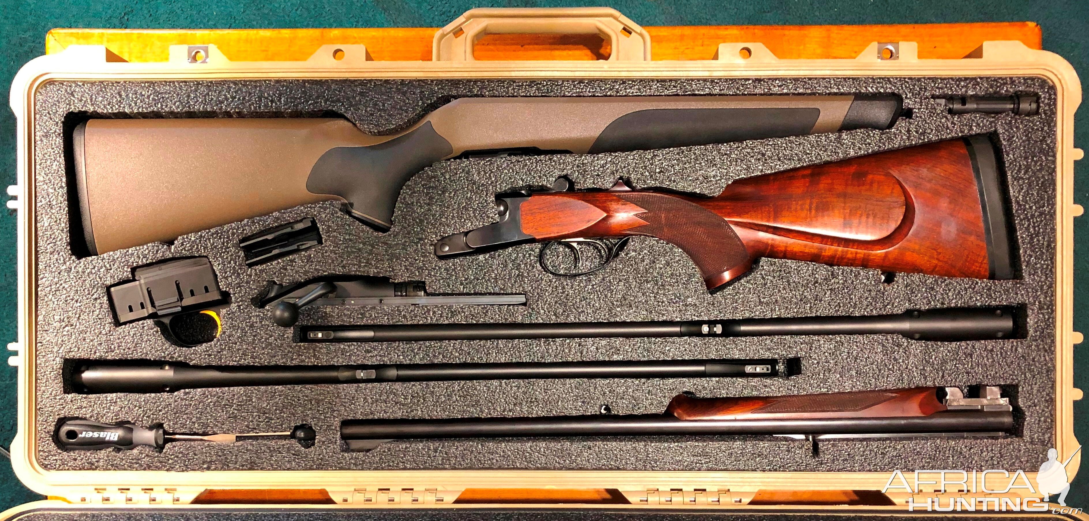 Pelican 1700 With Krieghoff .470 + Blaser R8 & 2 Barrels Rifle