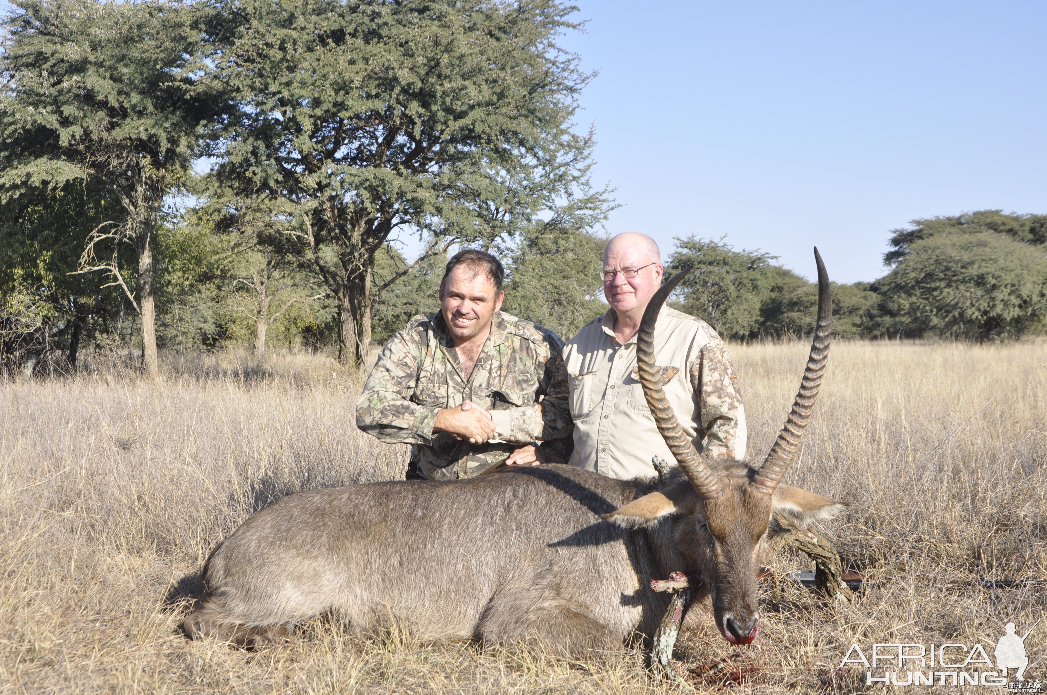 PH Coenie Muller and myself with Waterbuck taken june 2012