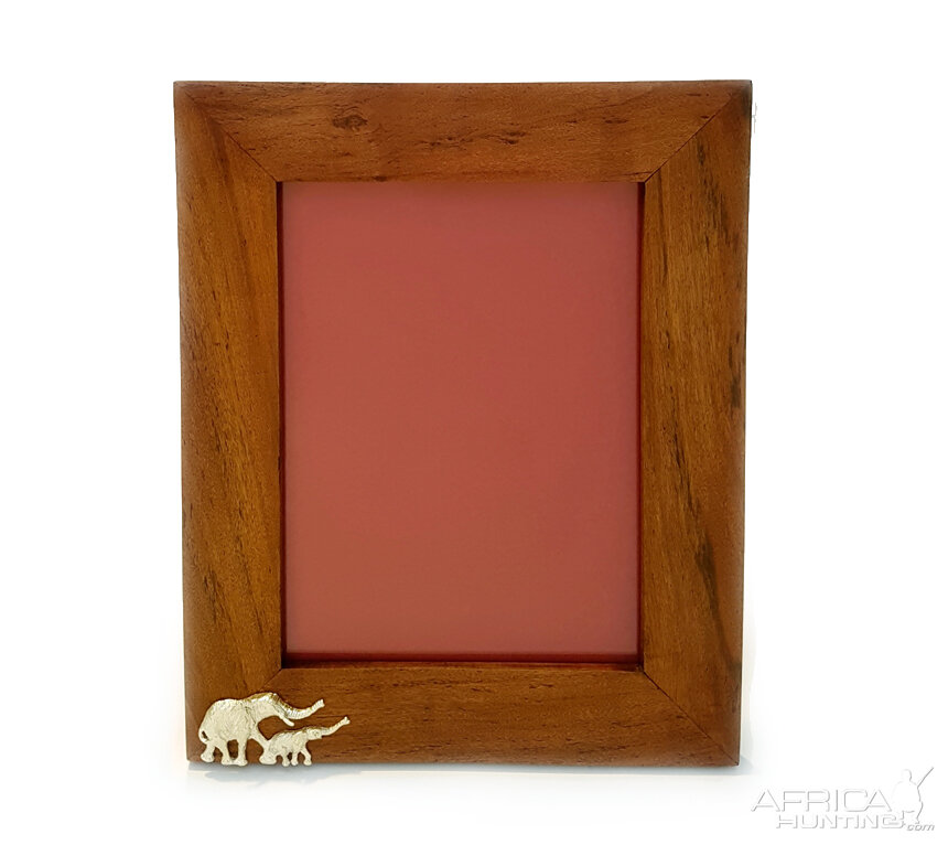 Picture Frame Plated Silver & Rhodesian Teak from African Sporting Creations