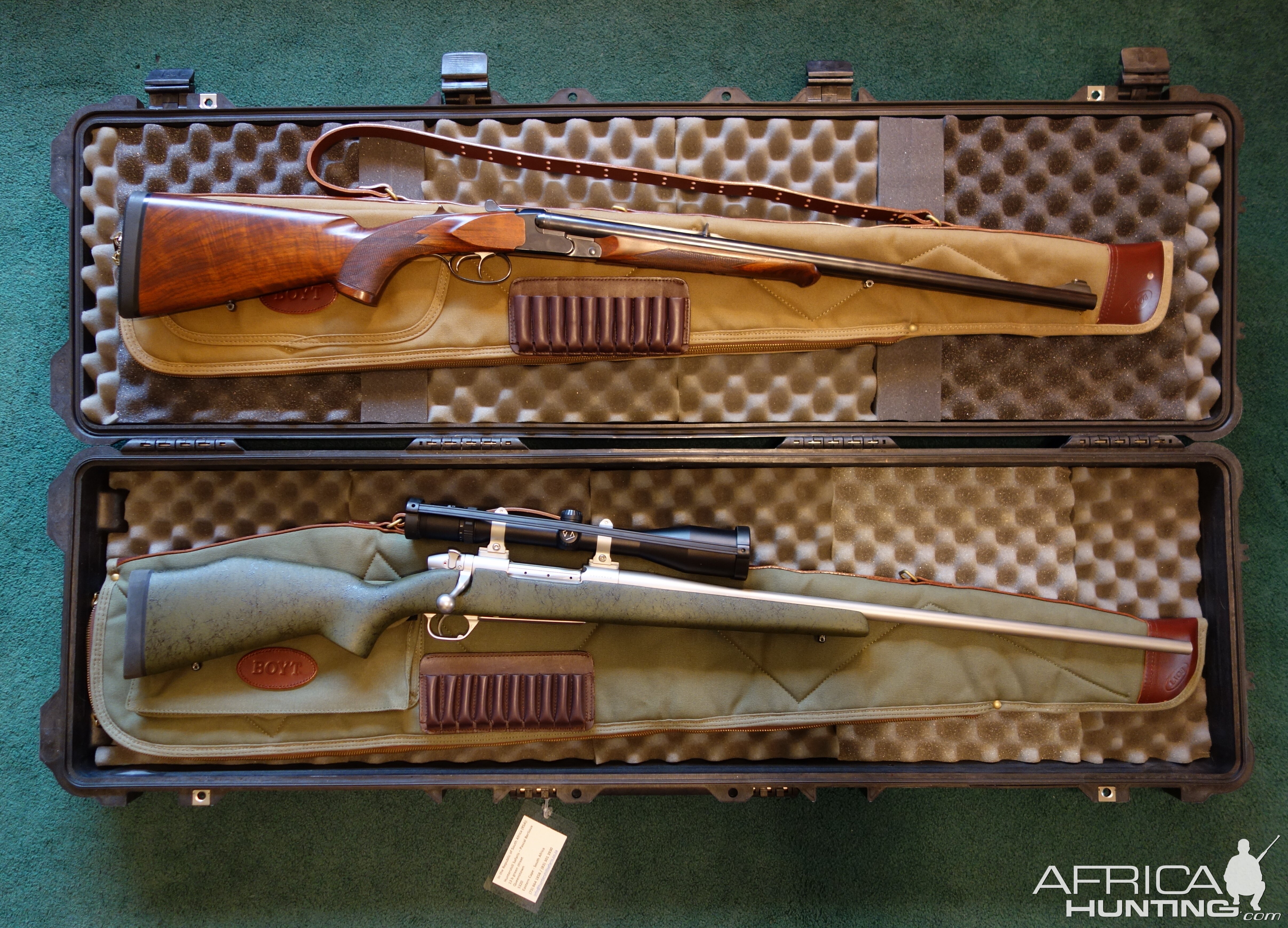 Plains Game Rifle and a Dangerous Game Rifle