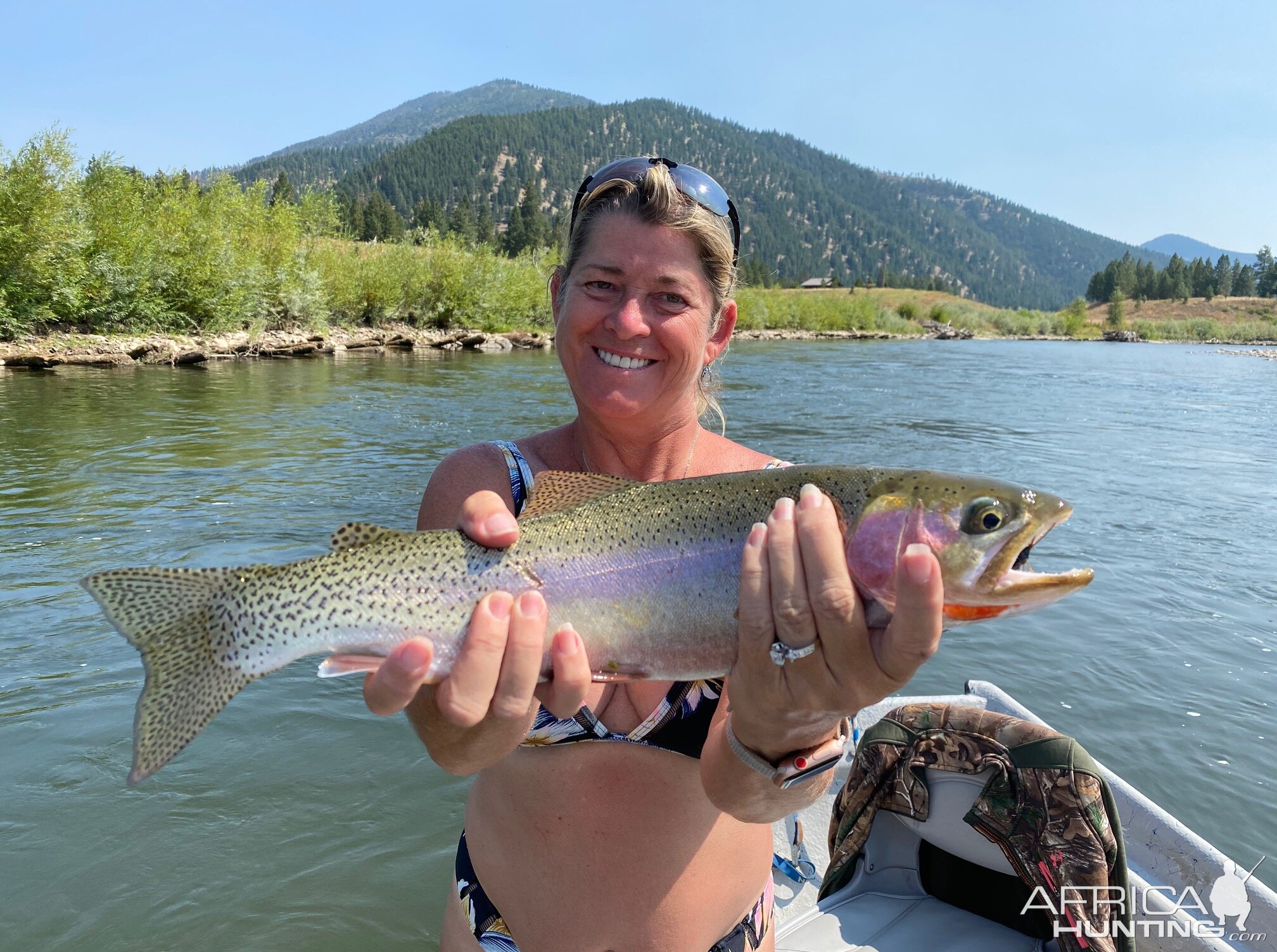 Rainbow Trout Fly Fishing Montana USA