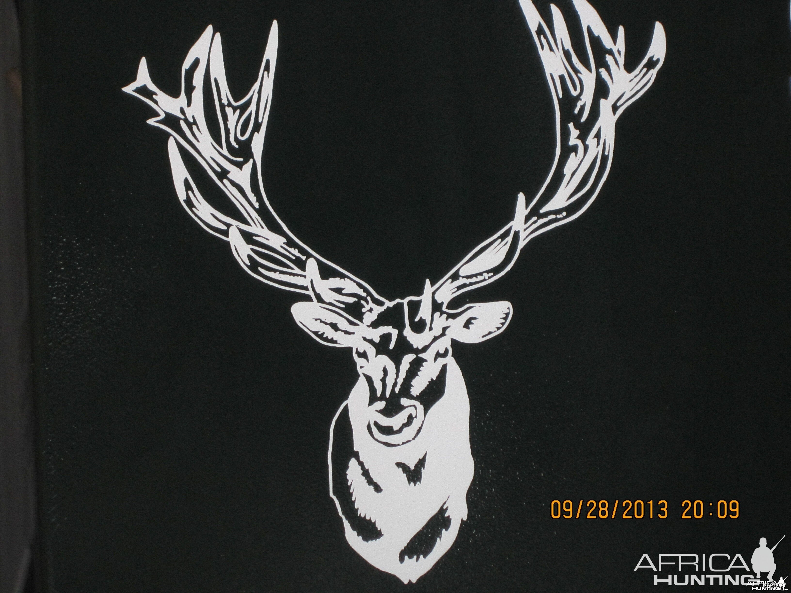 Red Stag Decal Stickers