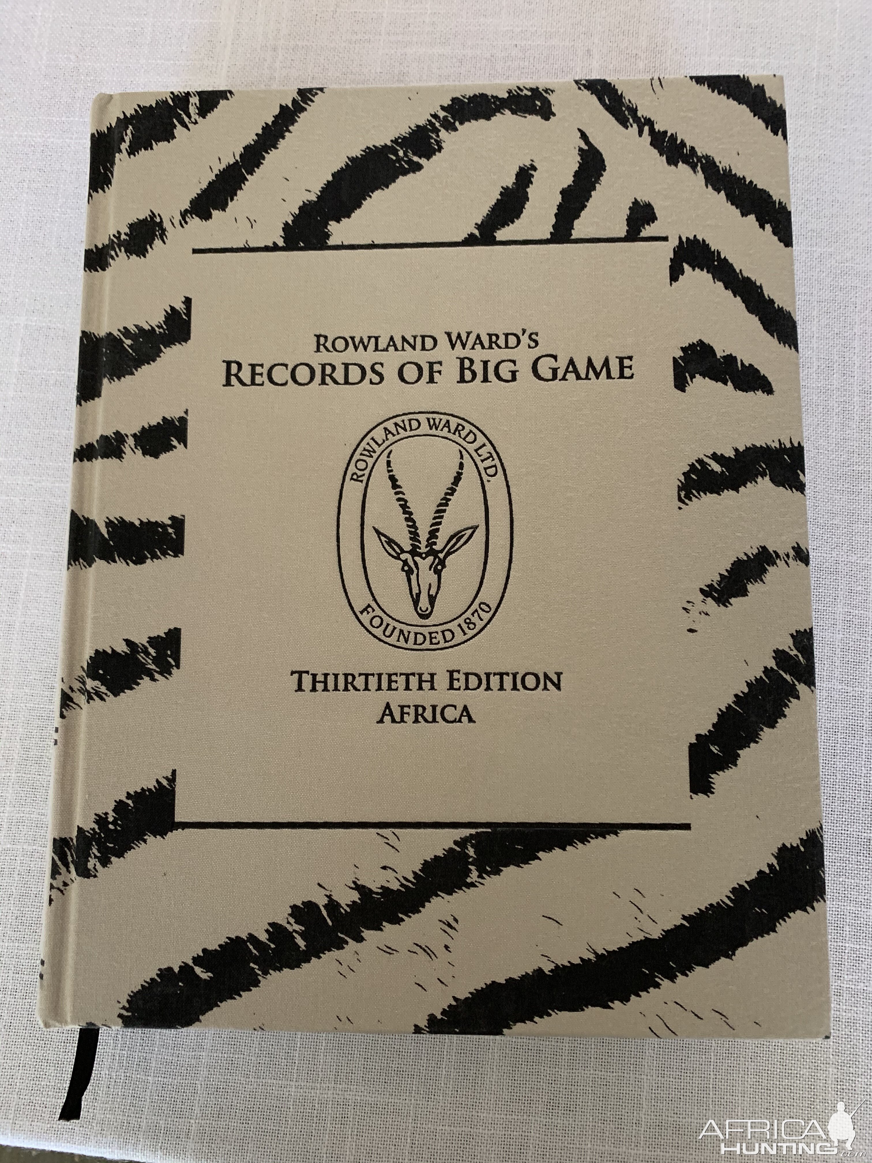 Rowland Ward's Records of Big Game 30th Ed Africa