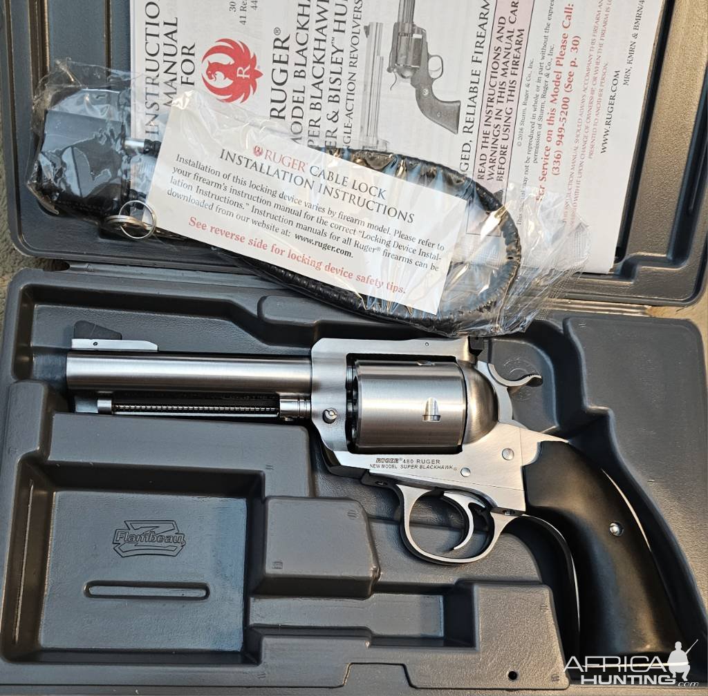 Ruger Bisley .480 SS 4 5/8 Handgun