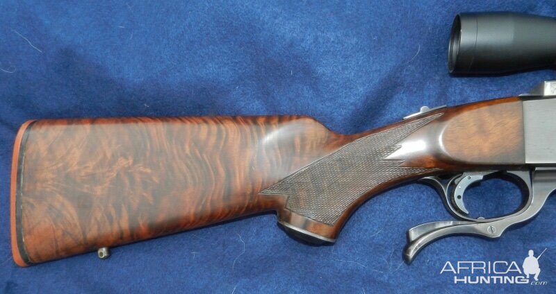 Ruger No. 1 in .243 with stunning Walnut