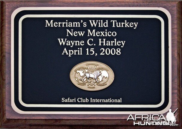 SCI ID Plaque Walnut Continental US