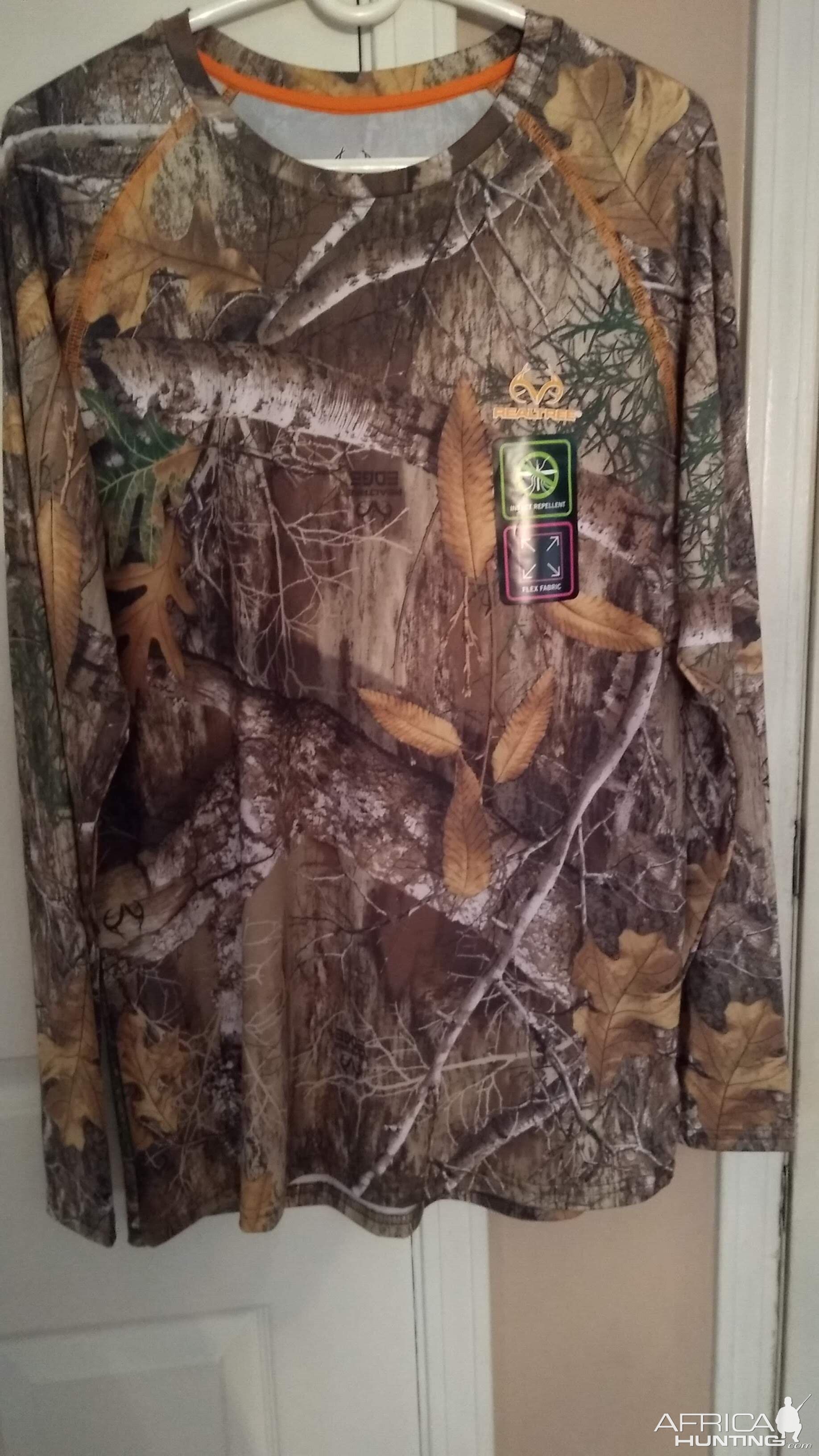 Short & Long Sleeve Camo shirts impregnated with permethrin