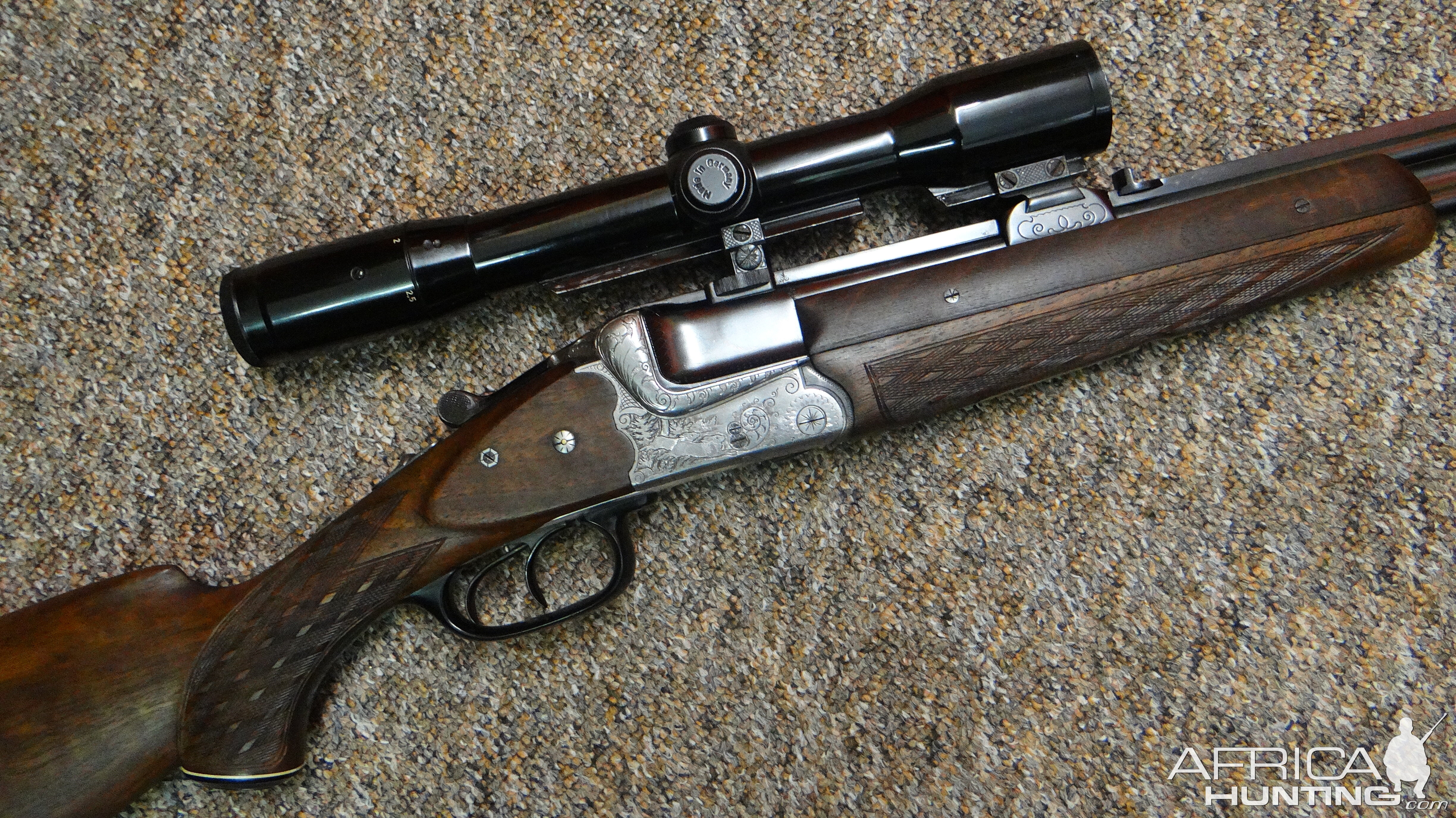 Small Bore Double Rifle O/U 7x65R Heym