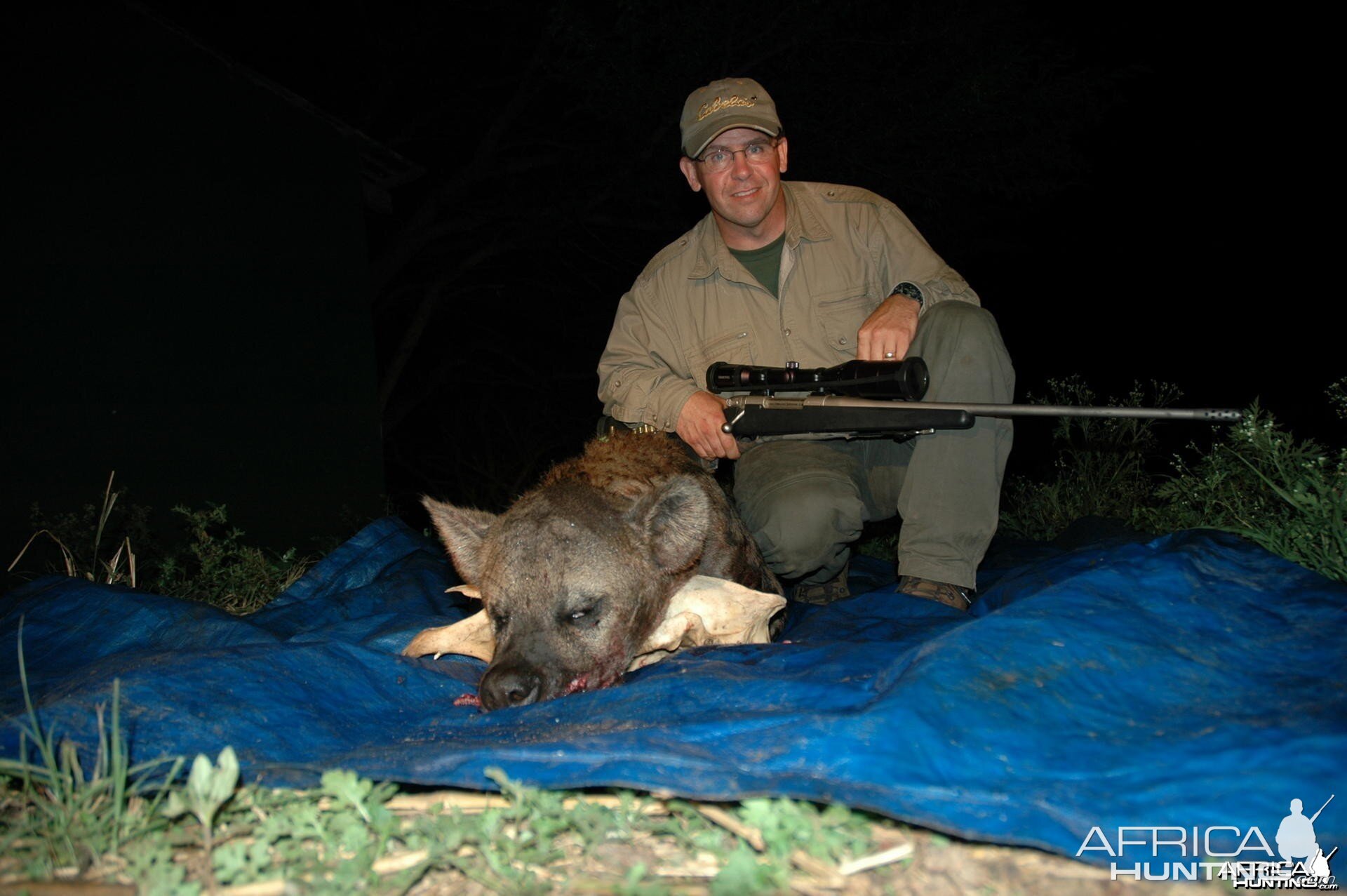 Smallest Hyena I've Ever Shot!