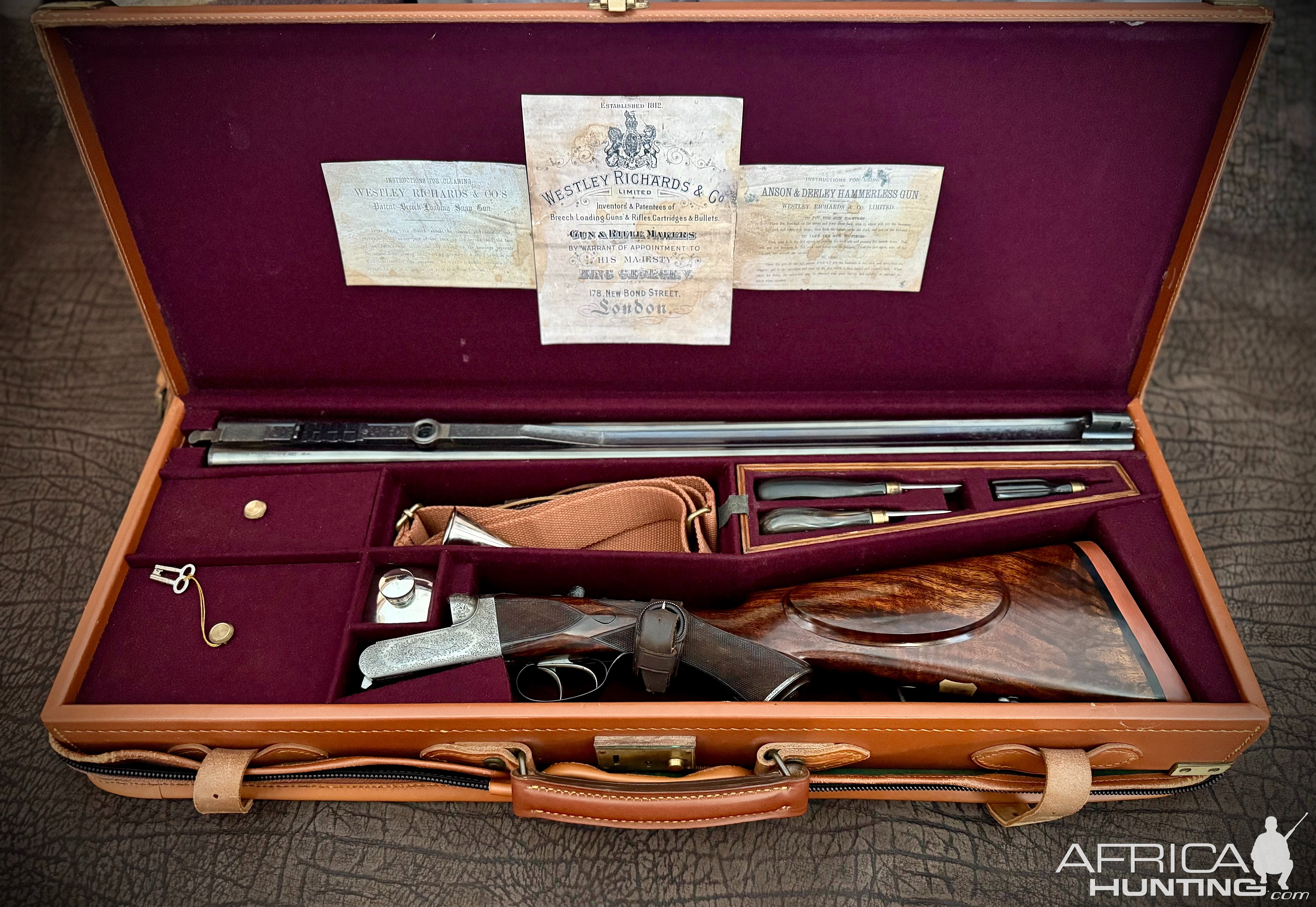 SN 18000 A .318 Westley Richards Drop-Lock Double Rifle