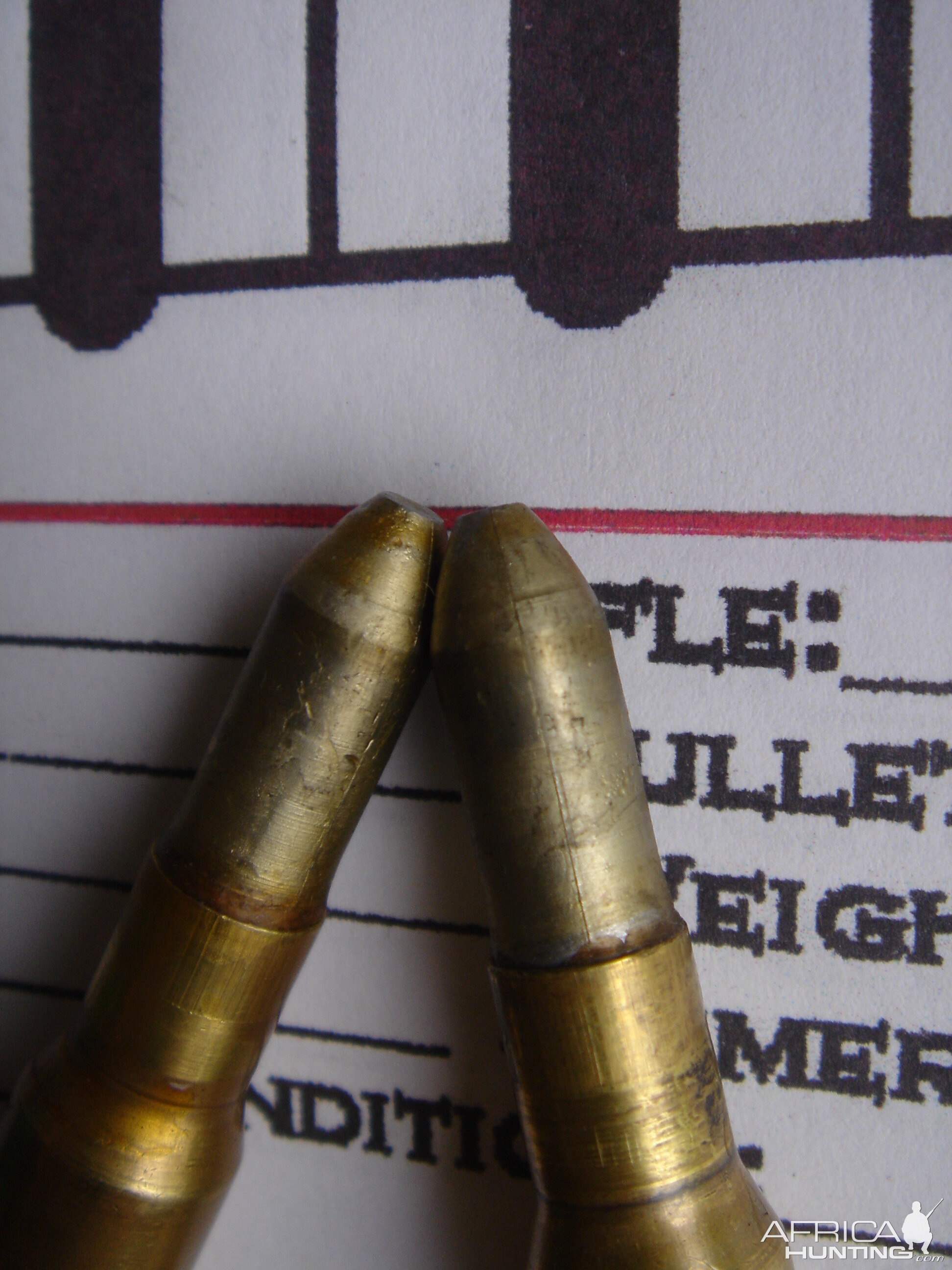 Soft nose 7x57 Bullet