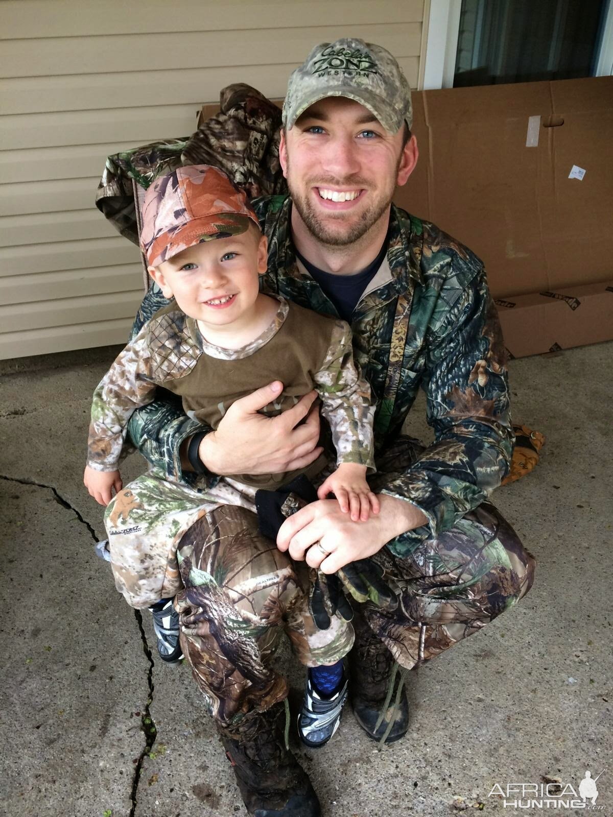 Son's first Turkey Hunt